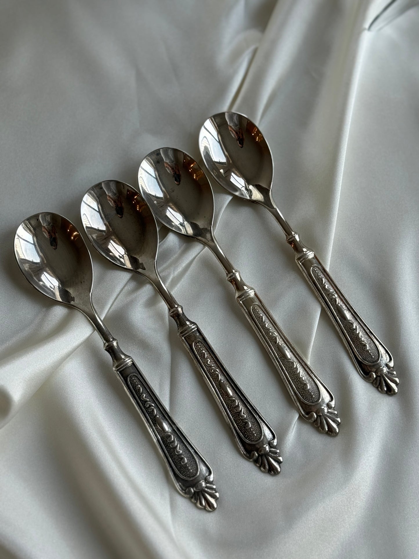 Vintage Silver-Plated Flatware Set — Made in Italy