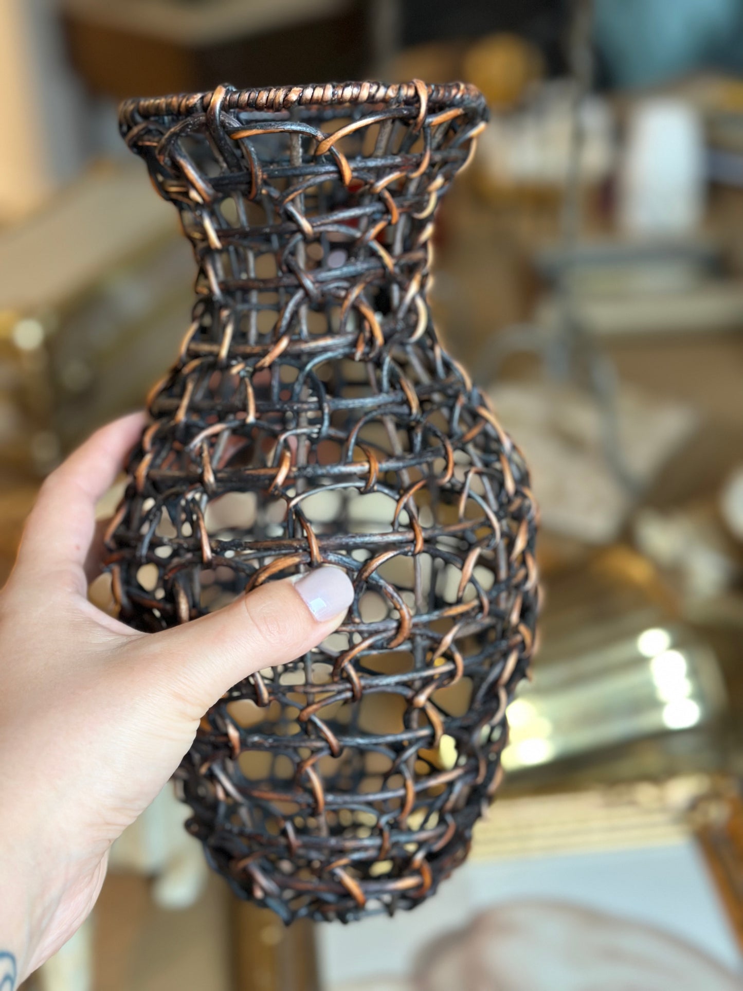 Wicker vase