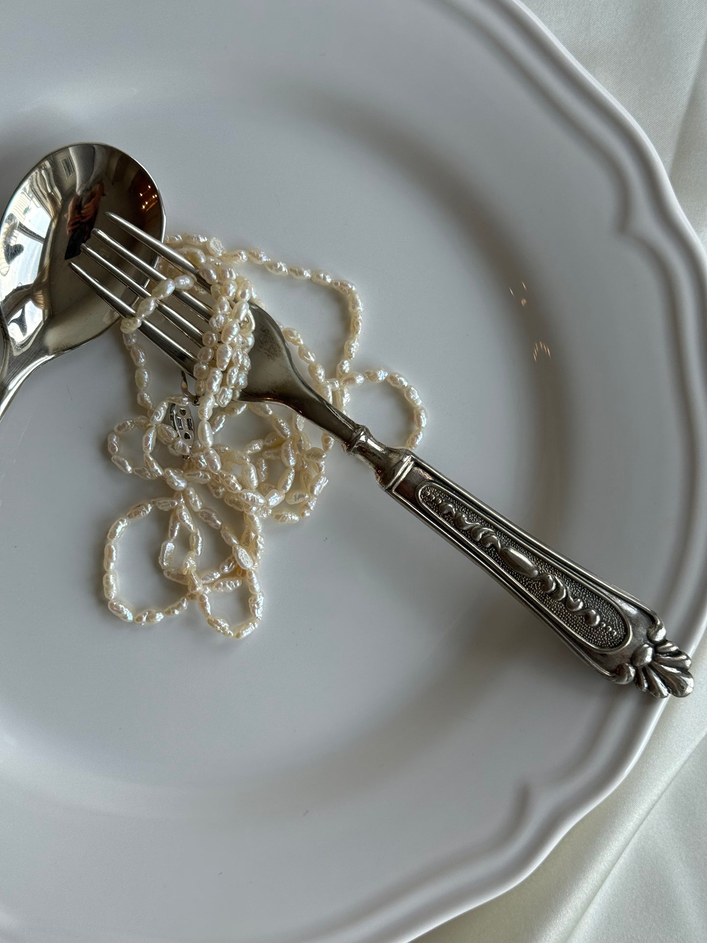 Vintage Silver-Plated Flatware Set — Made in Italy