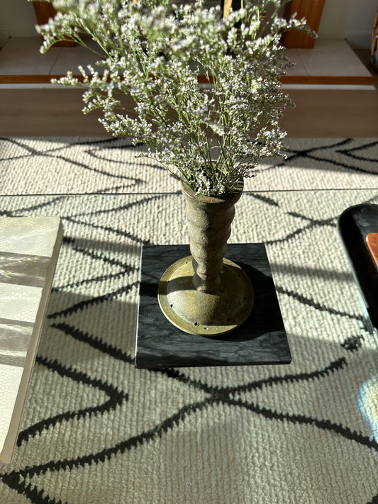 Small metal vase