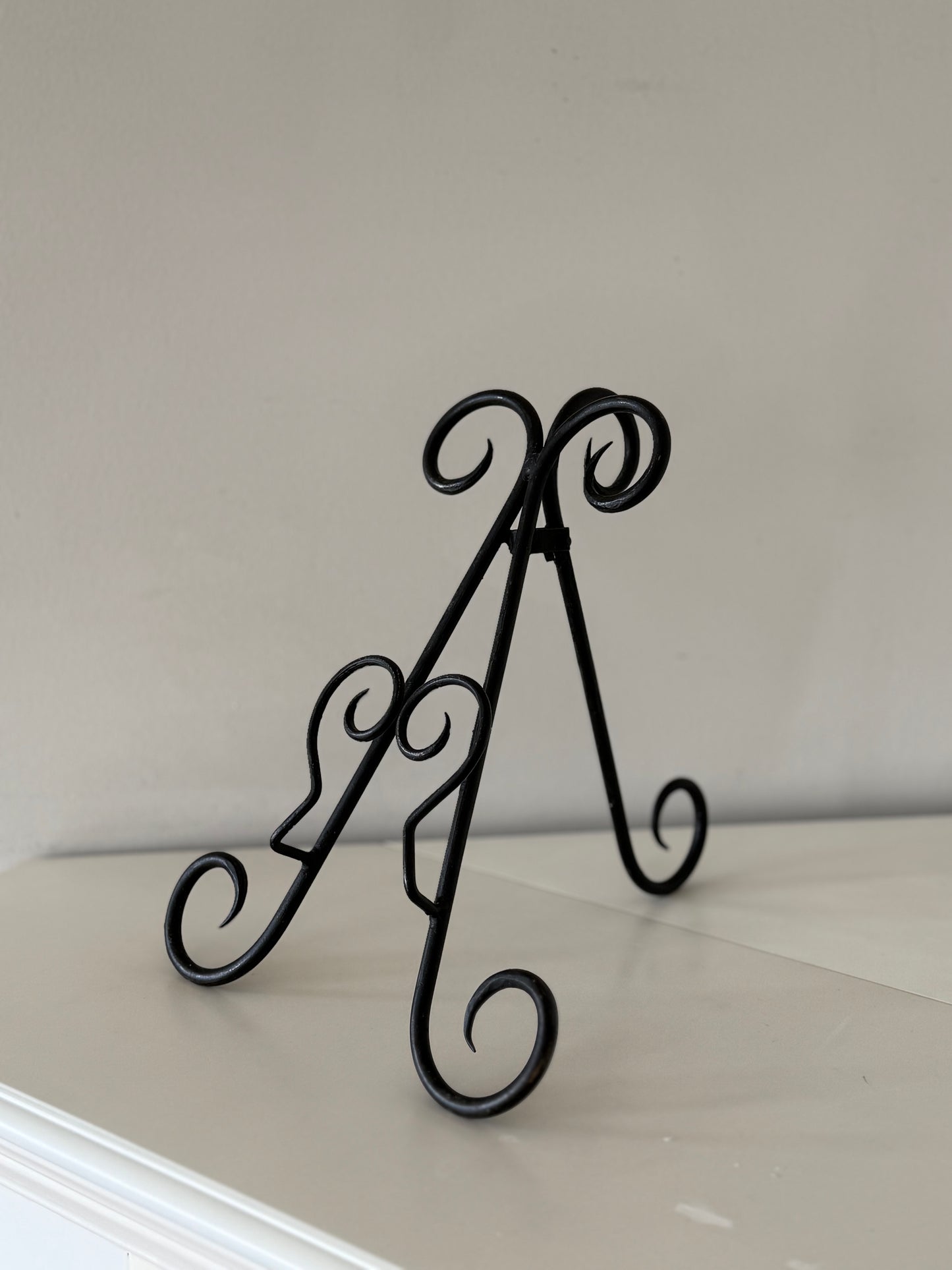 Vintage Wrought Iron Display Easel