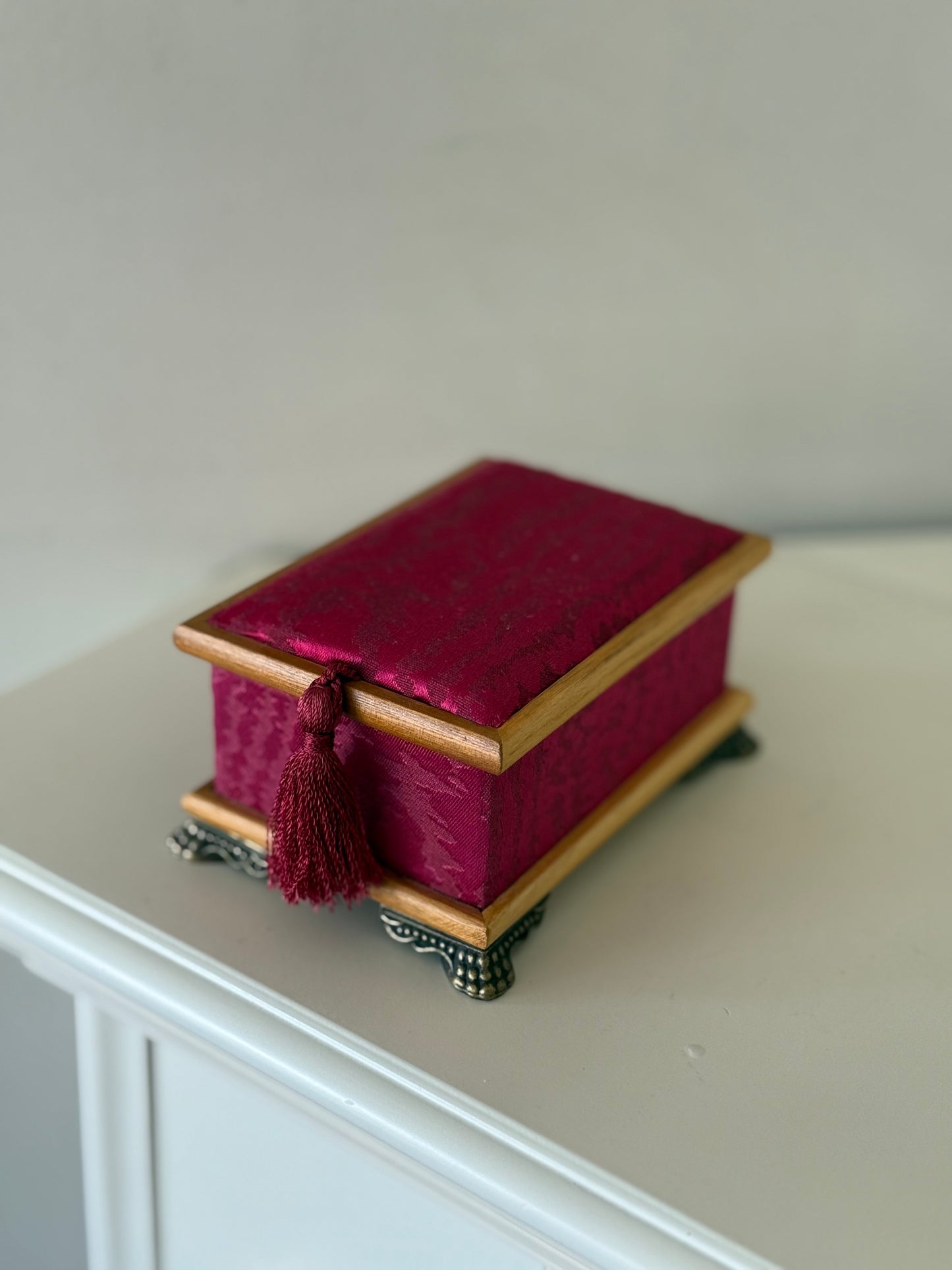 Vintage Jewellery & Vanity Box with Mirror