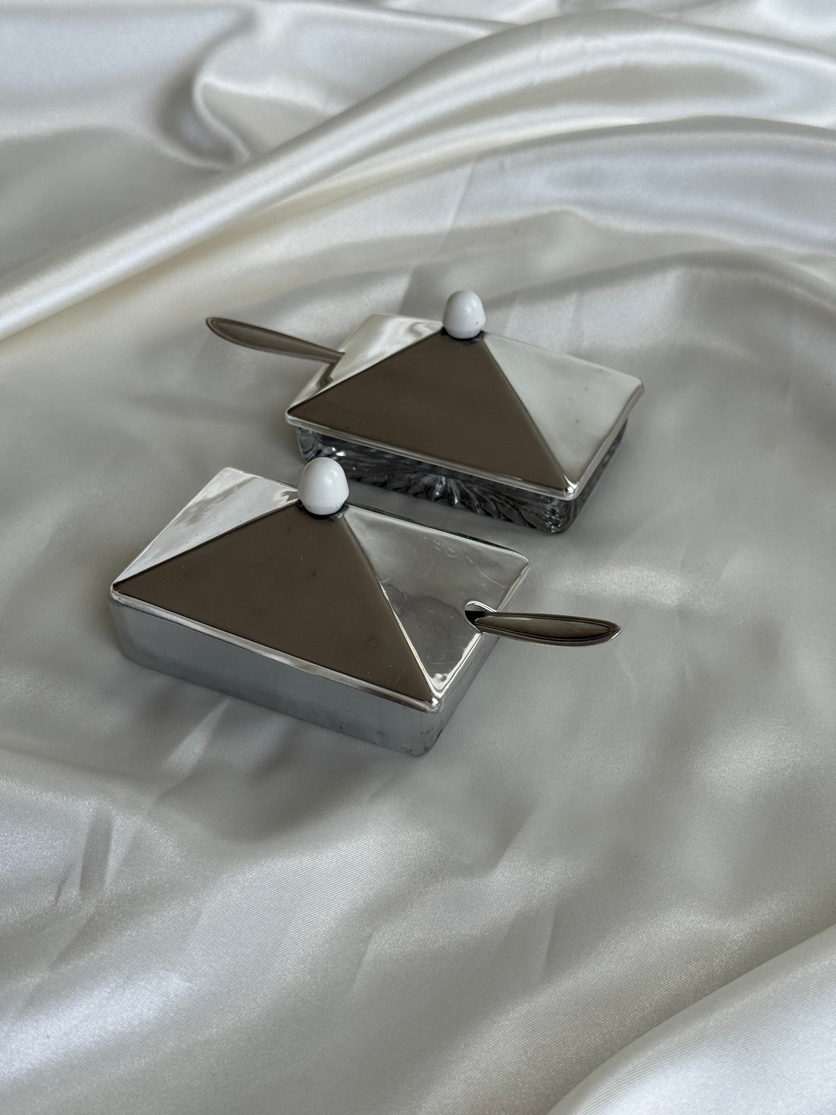 Vintage English silver plated breakfast serving set