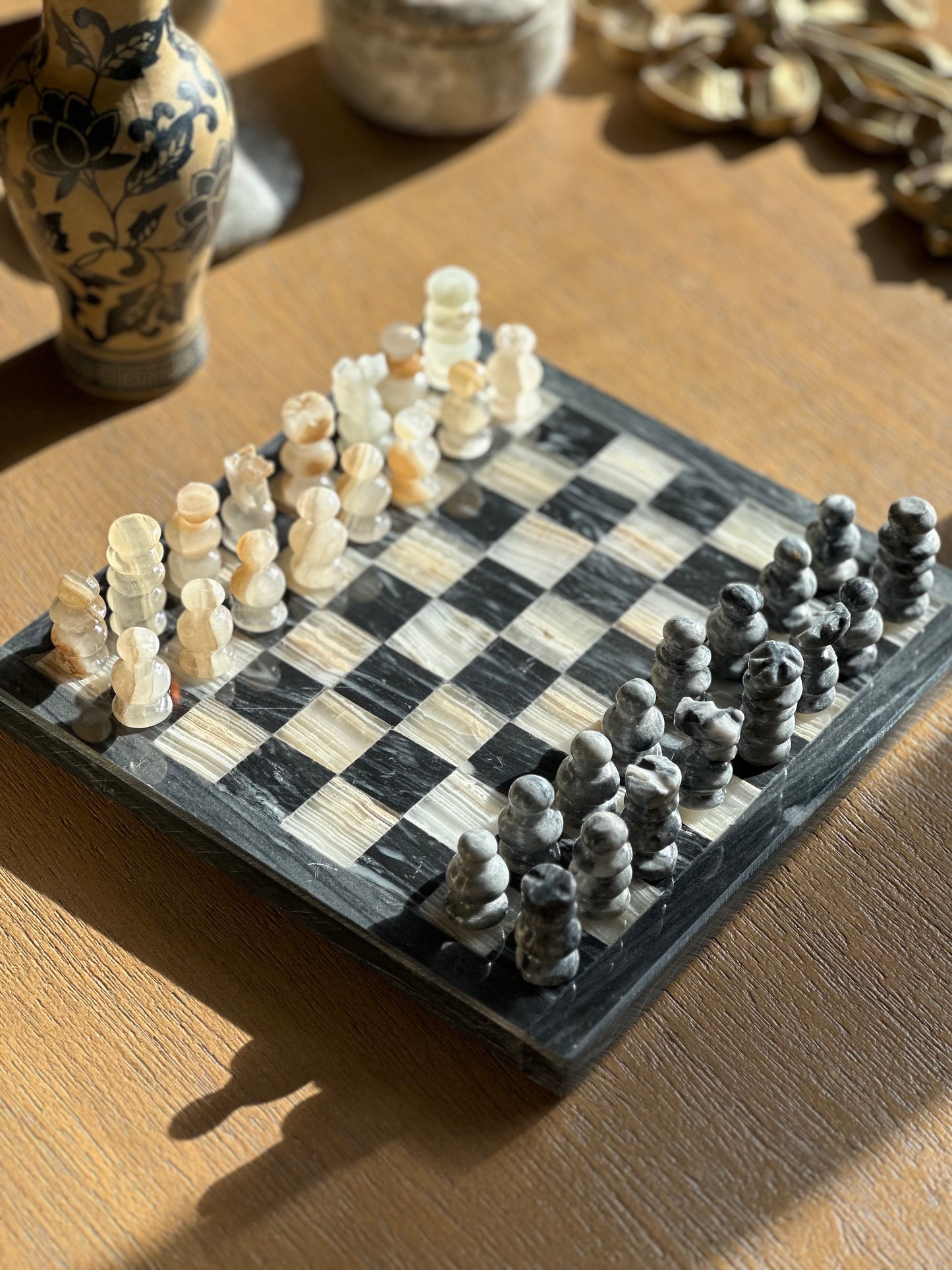 Marble chess set