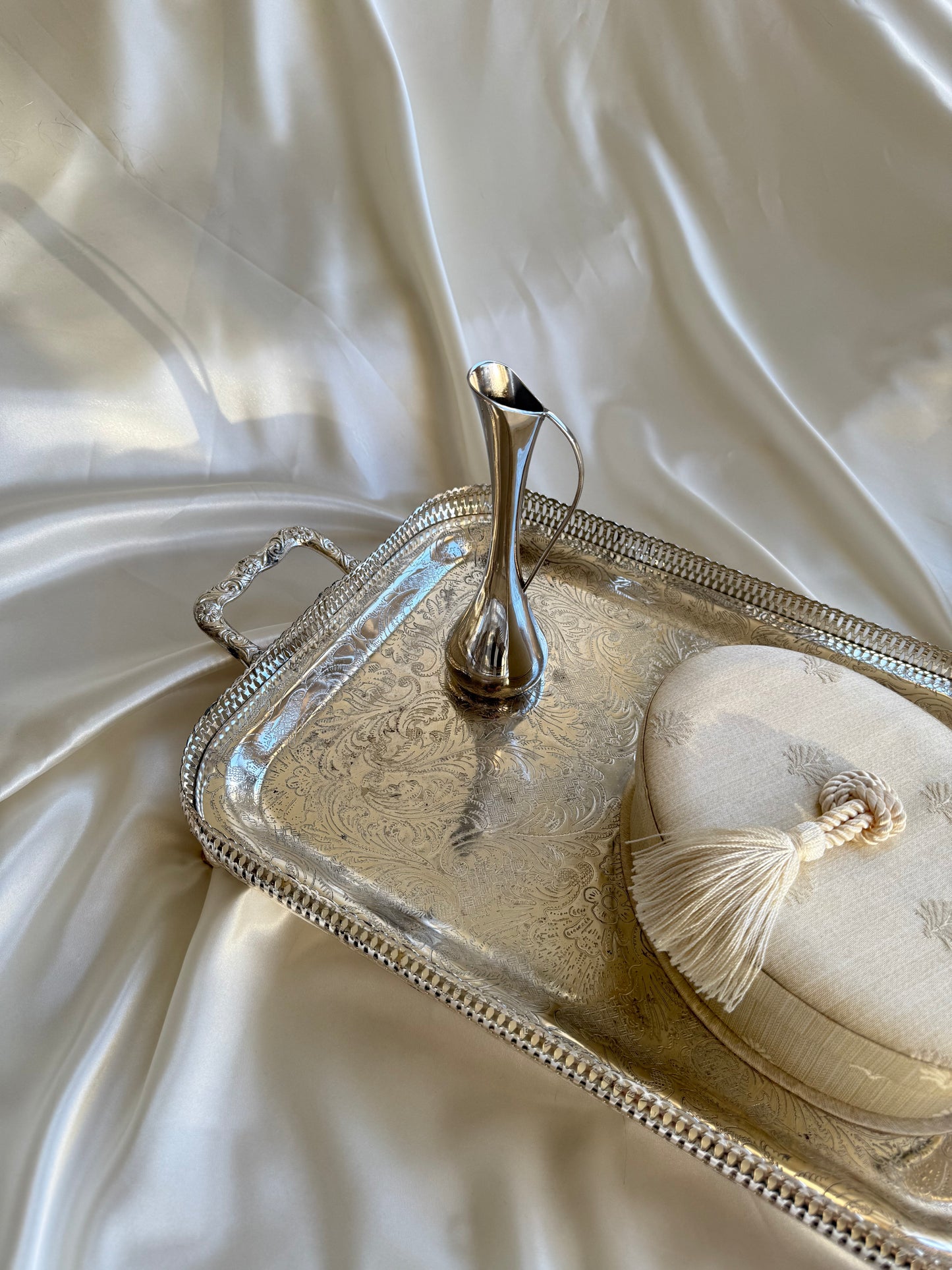 Vintage Silver Plated Bud Vase