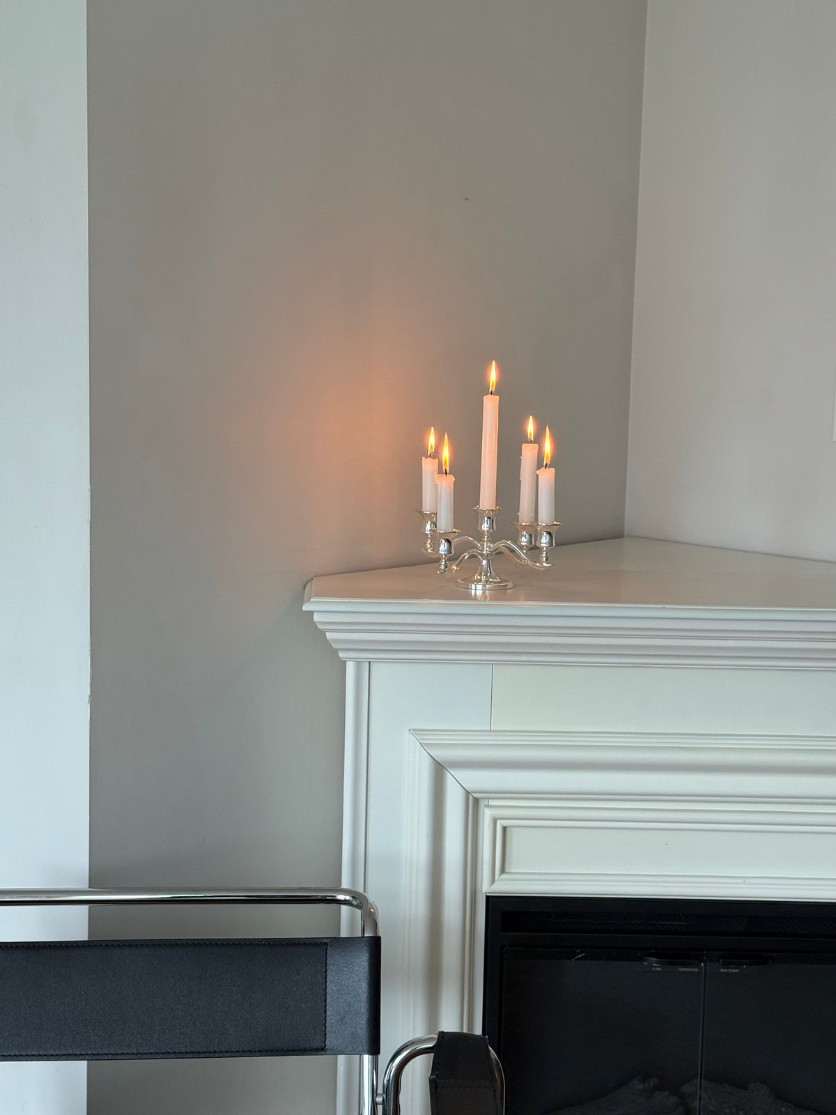Vintage English Silver-Plated Five-Arm Candelabra | Elegant Table Centrepiece