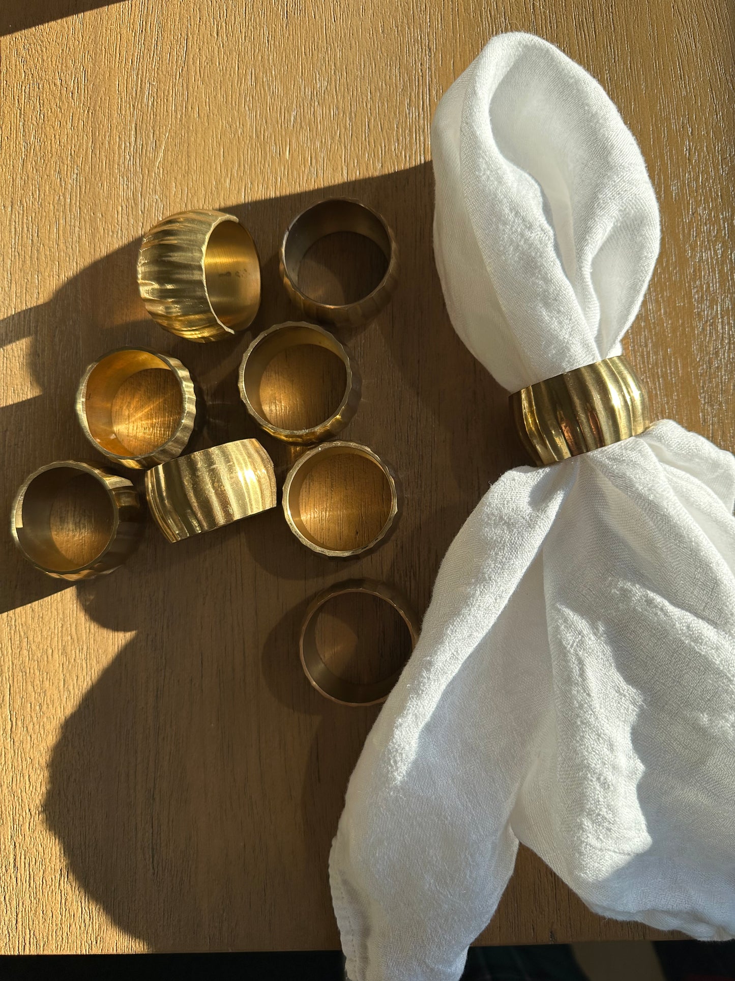 Brass napkin holders