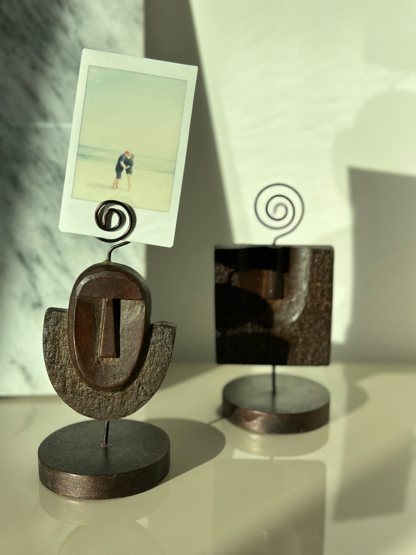 Wooden photo holder