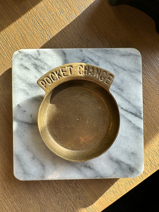 Brass change holder