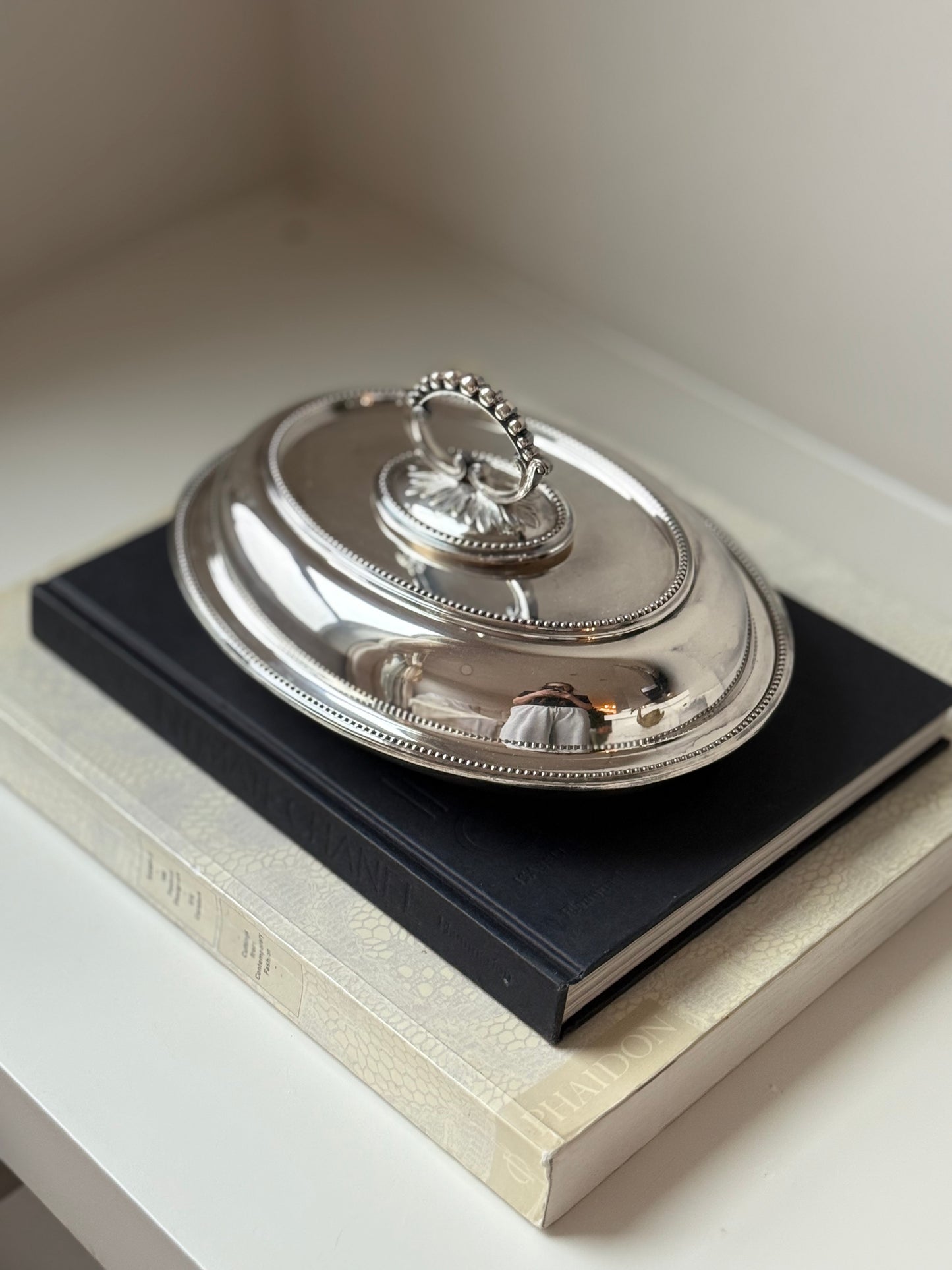 Vintage English Silver-Plated Covered Serving Dish – F. Brooks