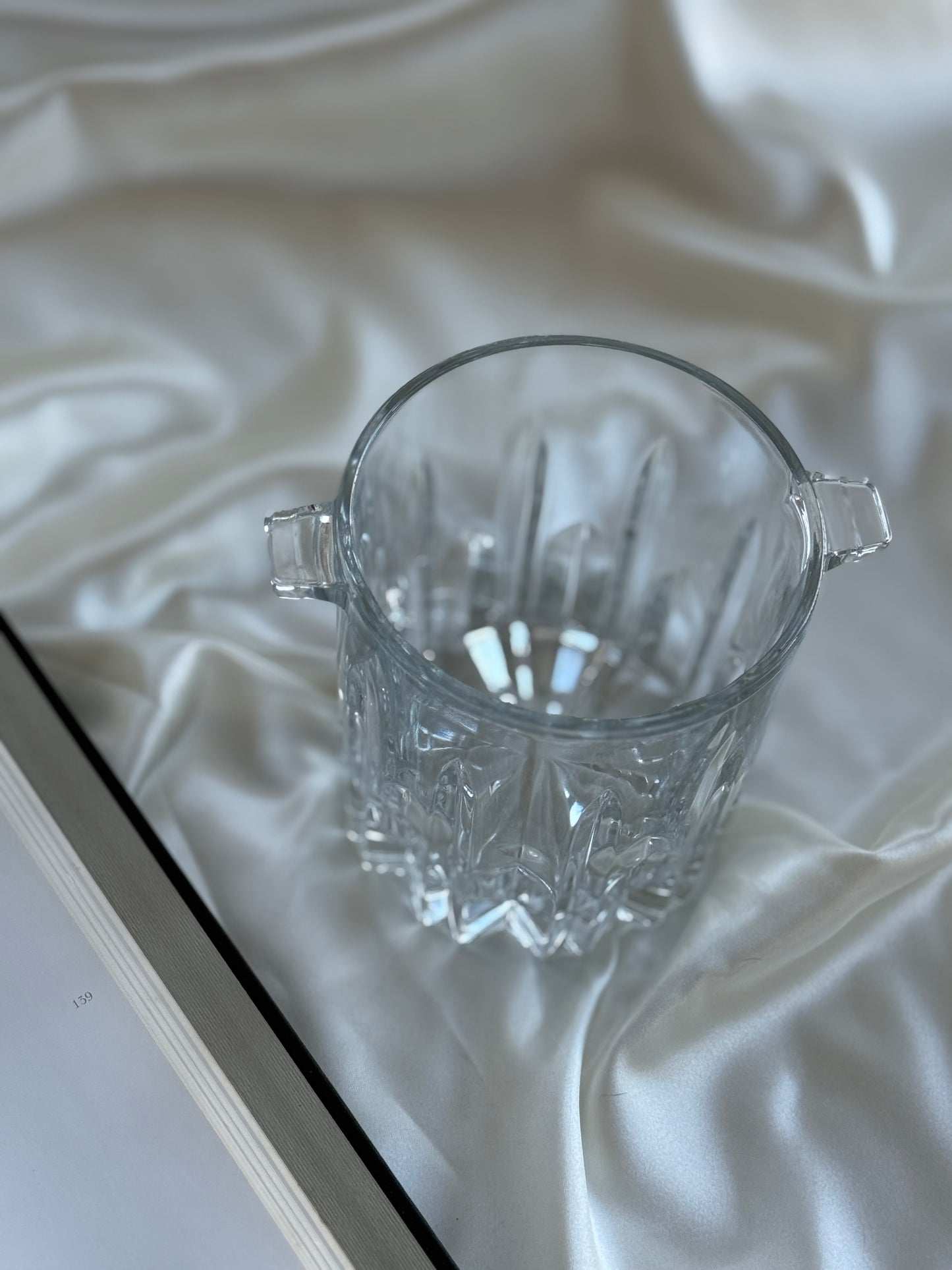 Vintage Italian crystal ice holder