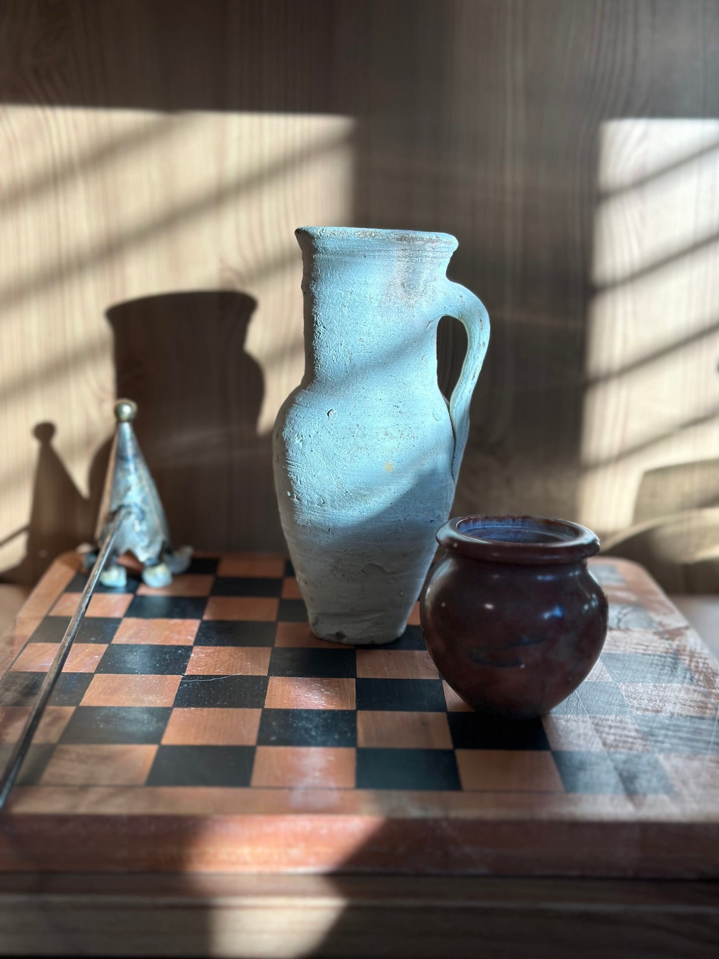 Wooden chess board