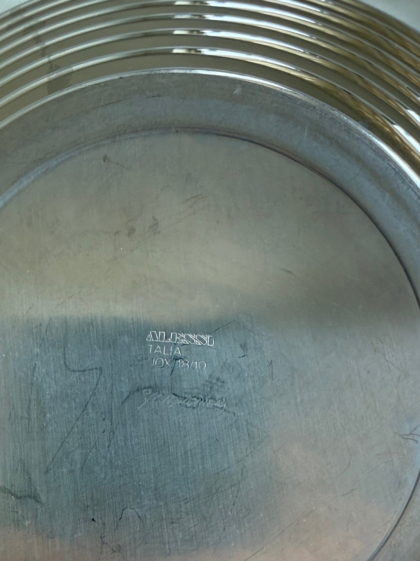 Vintage Alessi Italy Stainless Steel Bowl