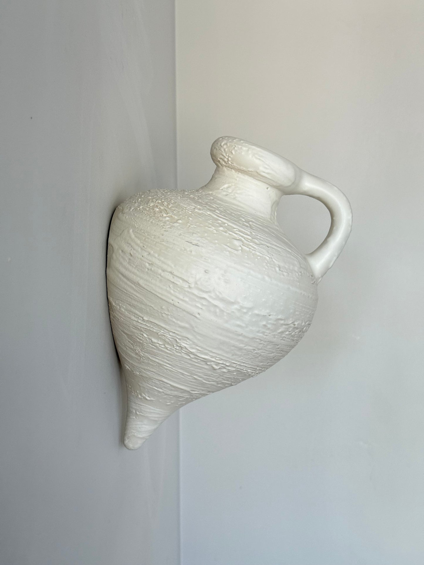 Vintage Textured Wall Pocket Vase