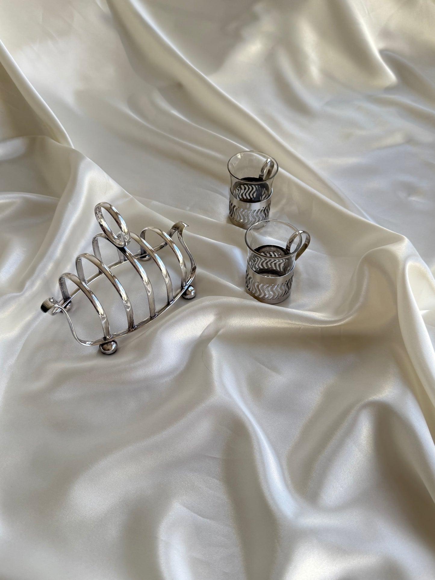 Vintage English Silver Plate Toast Rack