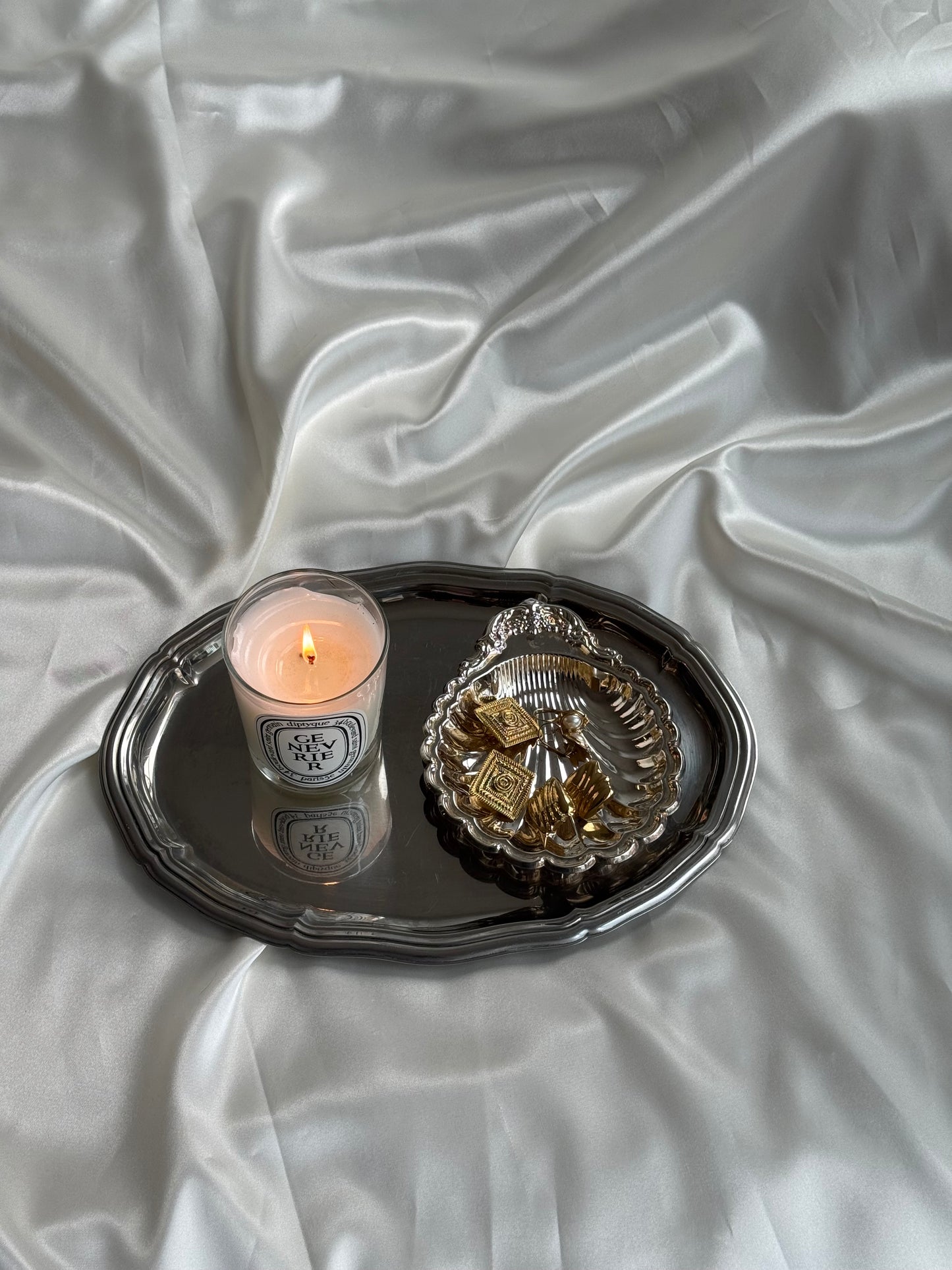 Vintage Shell-Shaped Trinket Dishes — Set of 4