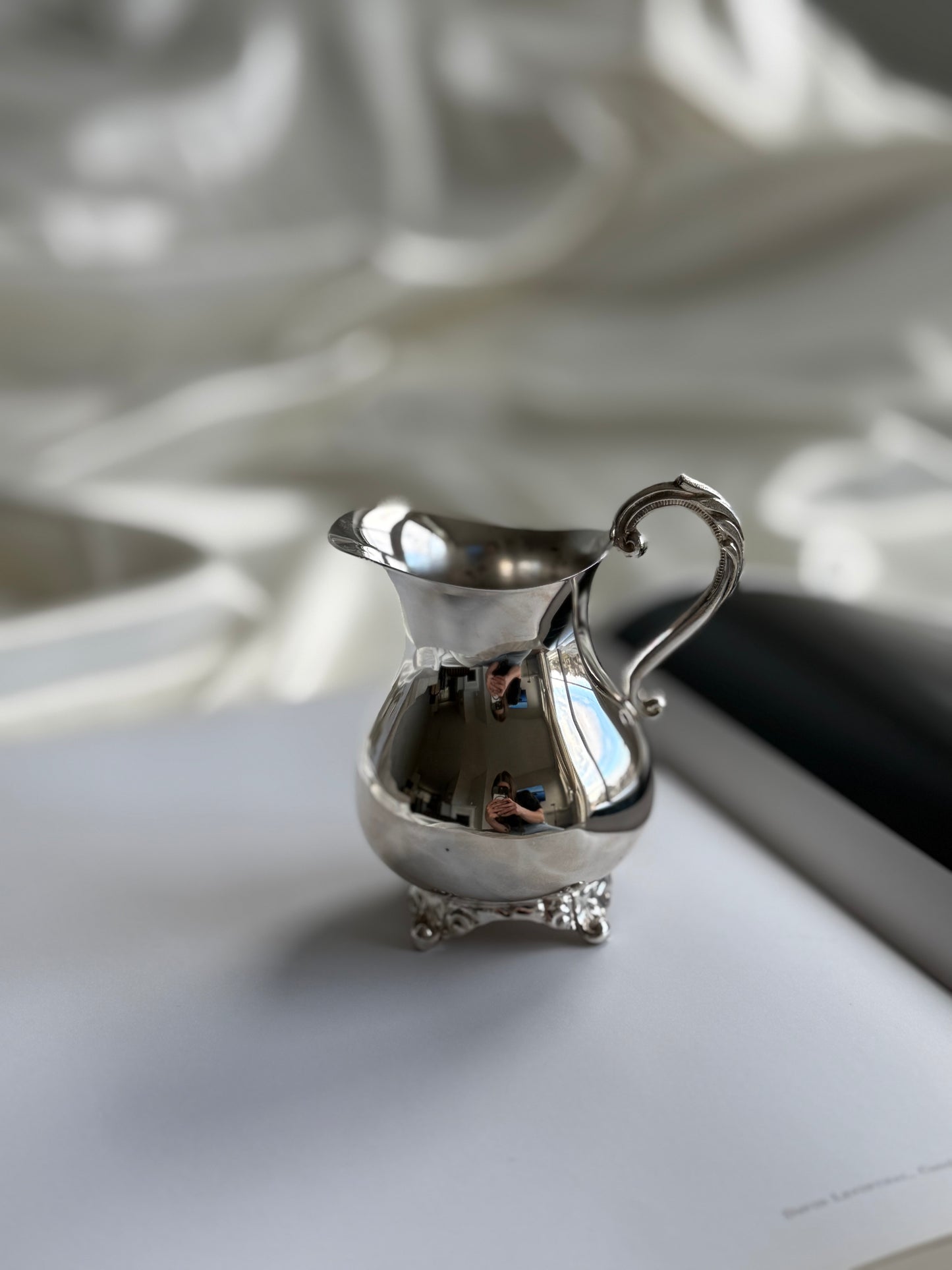 Silver-Plated Vintage Creamer