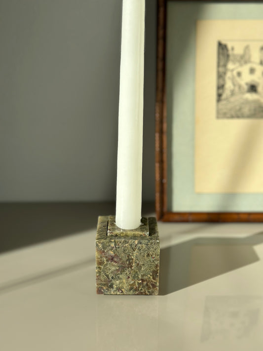 Stone candleholder incense holder