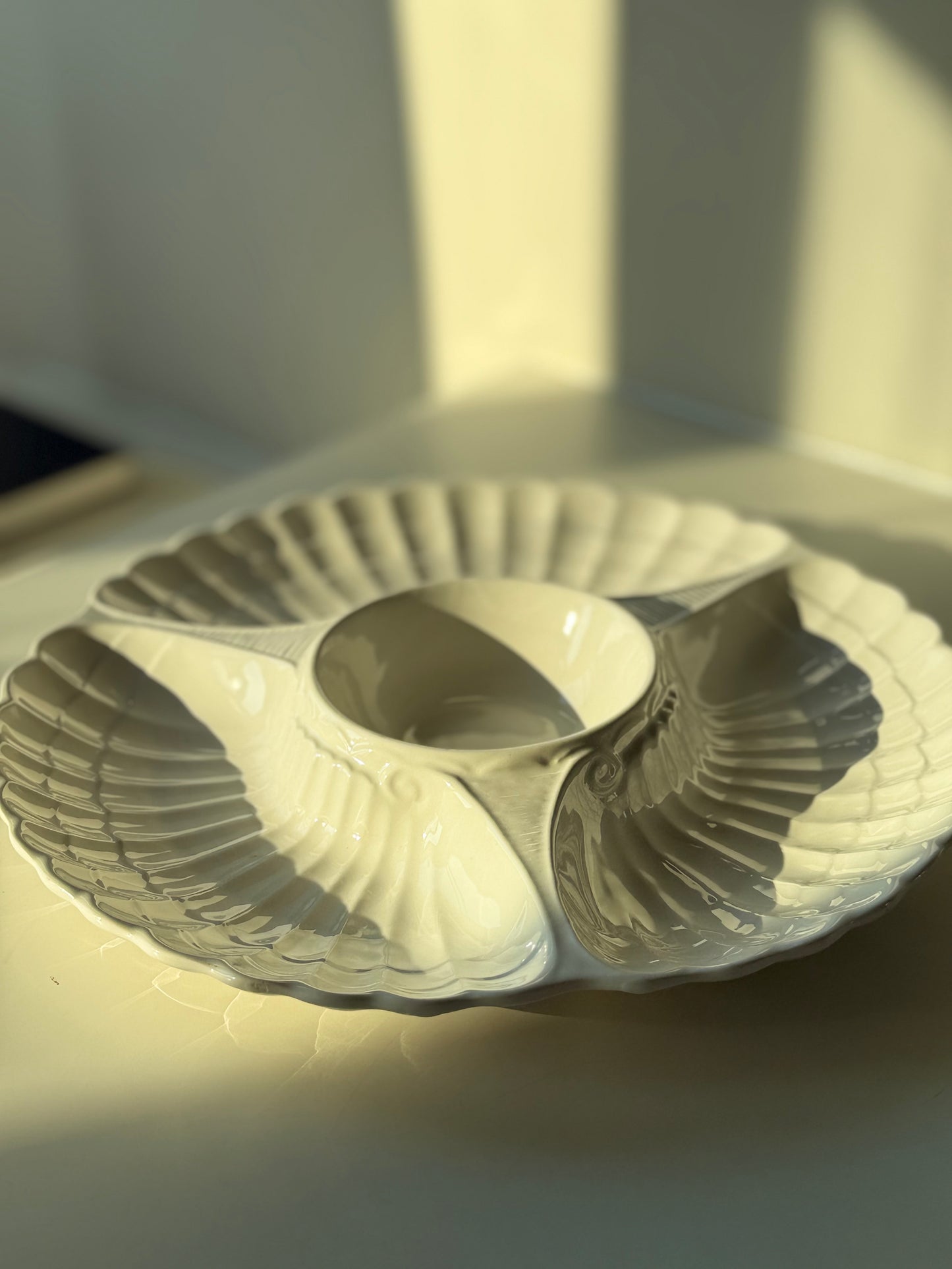 Vintage Ceramic Divided Serving Dish – Made in Japan