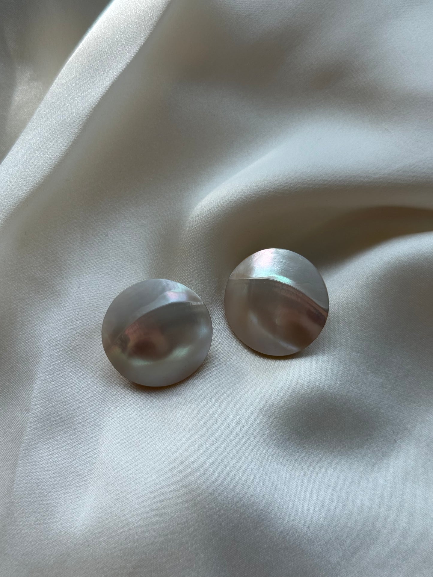 Vintage Round Stud Earrings