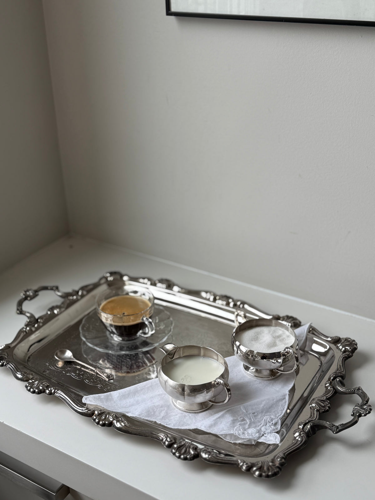 Vintage Silver-Plated Creamer & Sugar Bowl Set – Manor Plate