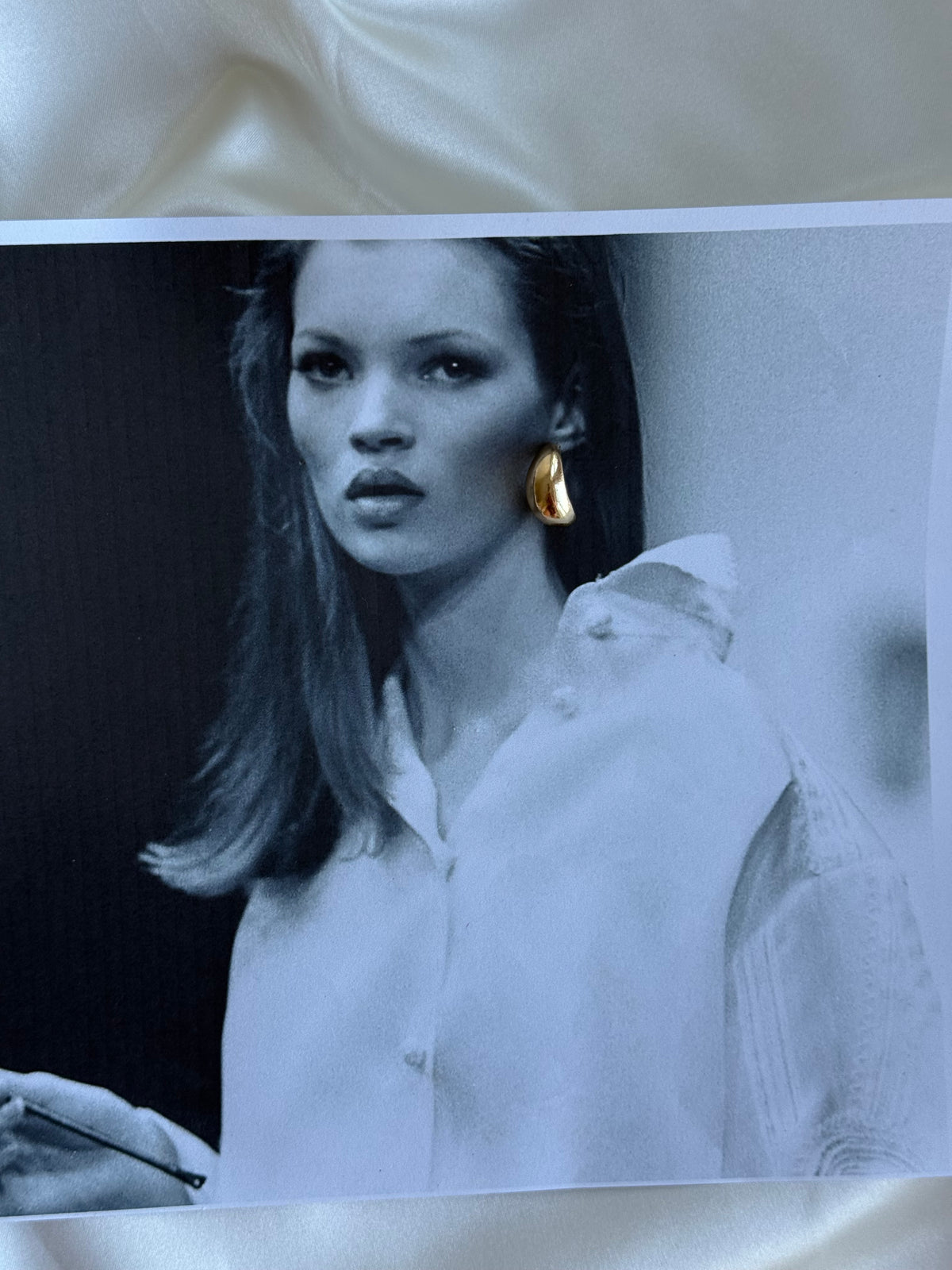 Vintage Sculptural Gold-Tone Stud Earrings