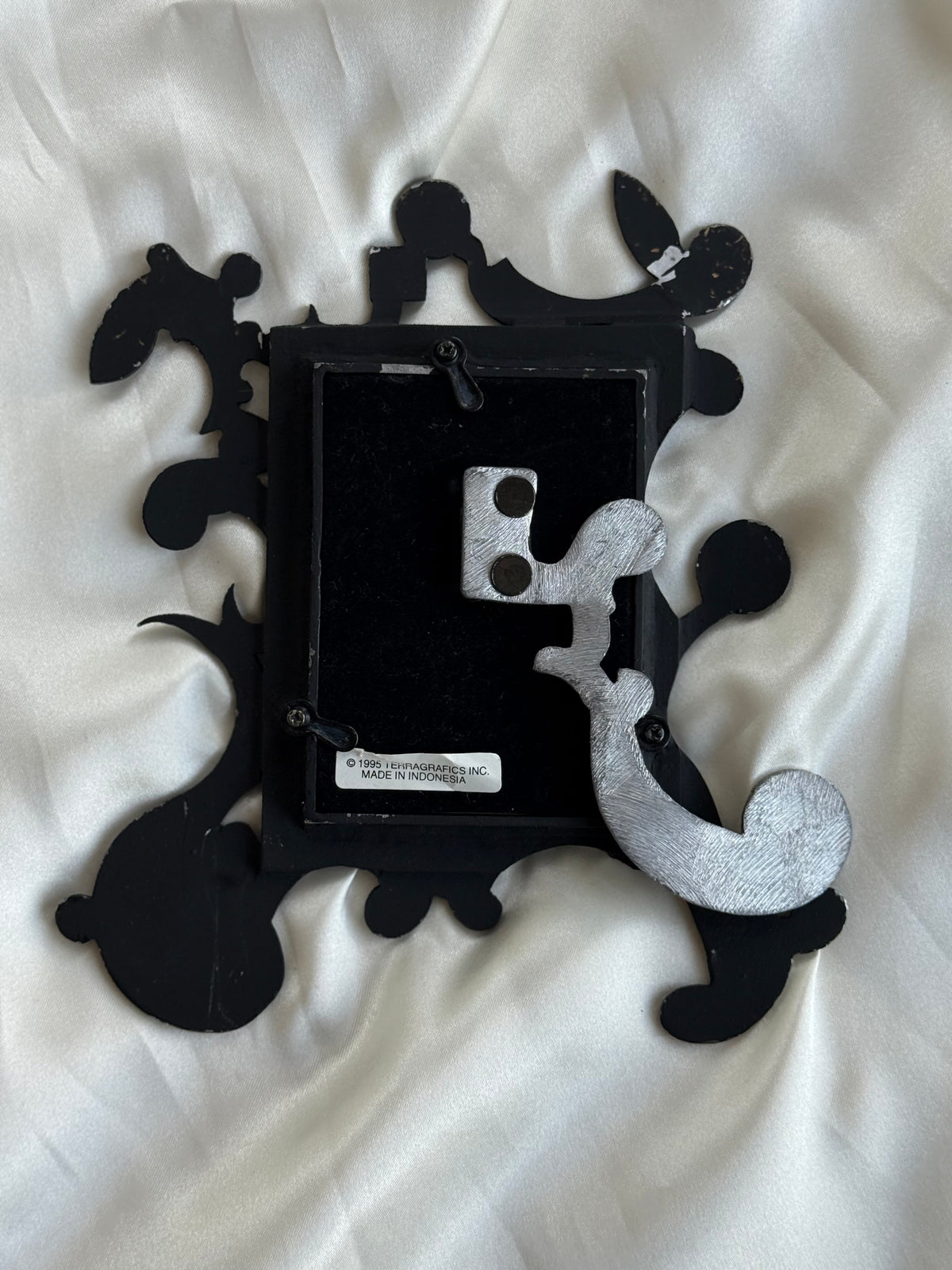 Agnes Bourne Collection Silver-Tone Ornate Picture Frame