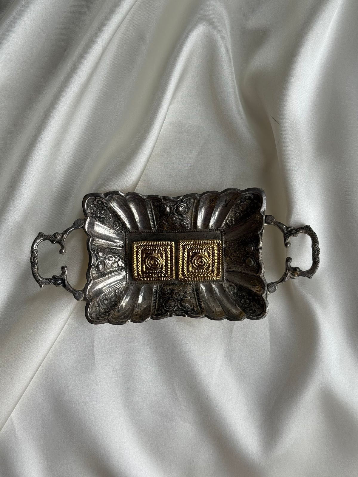 Vintage Silver-Plated Miniature Tray