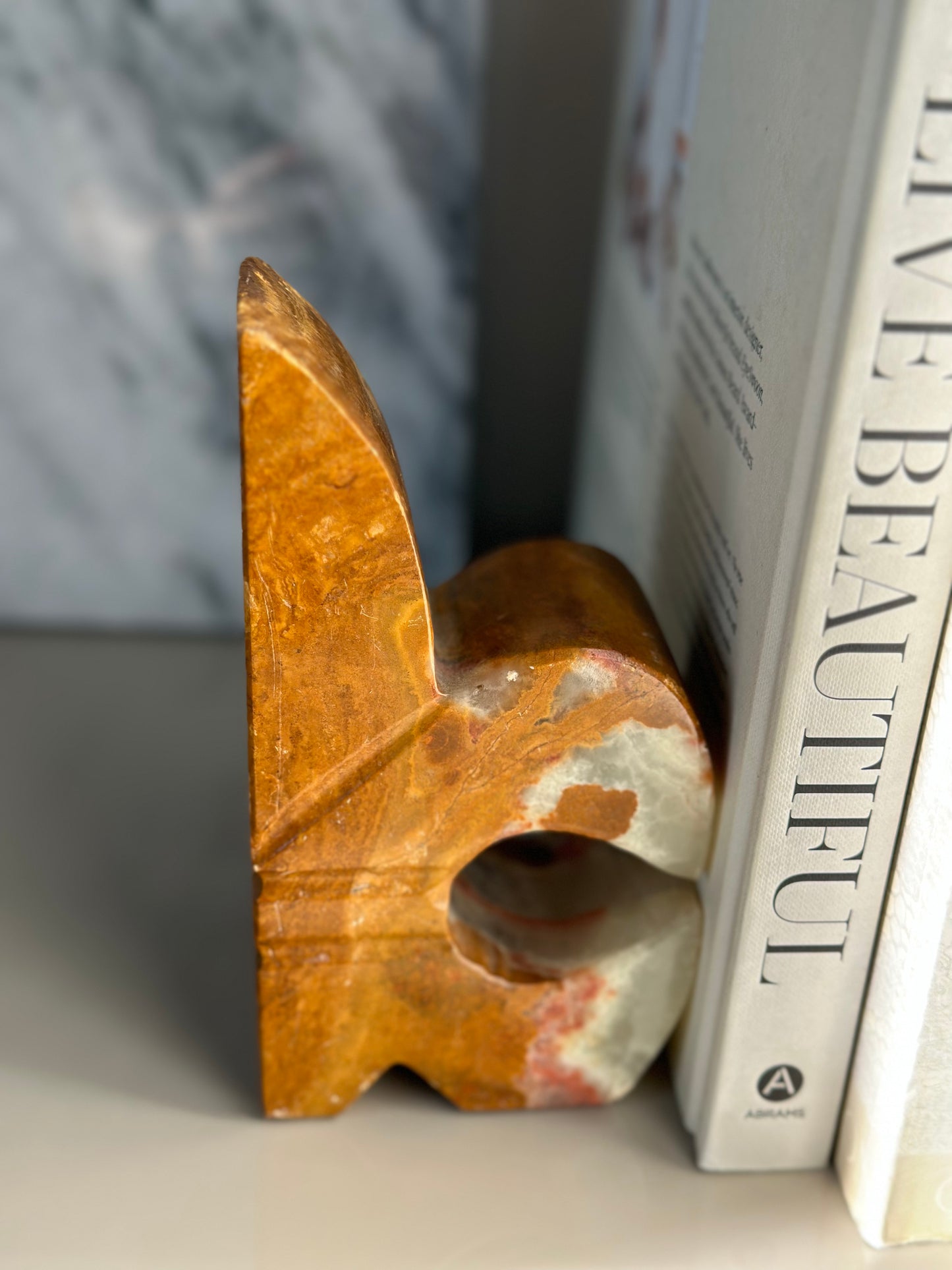 Vintage onyx bookend