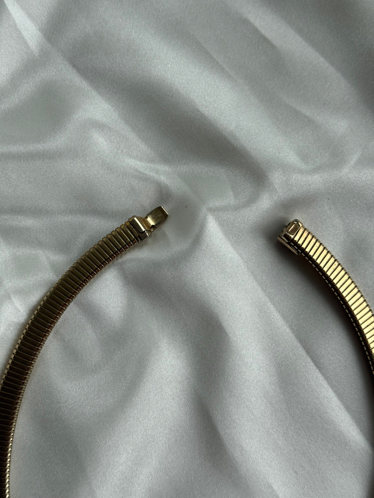 Vintage Gold-Tone Rhinestone Collar Necklace
