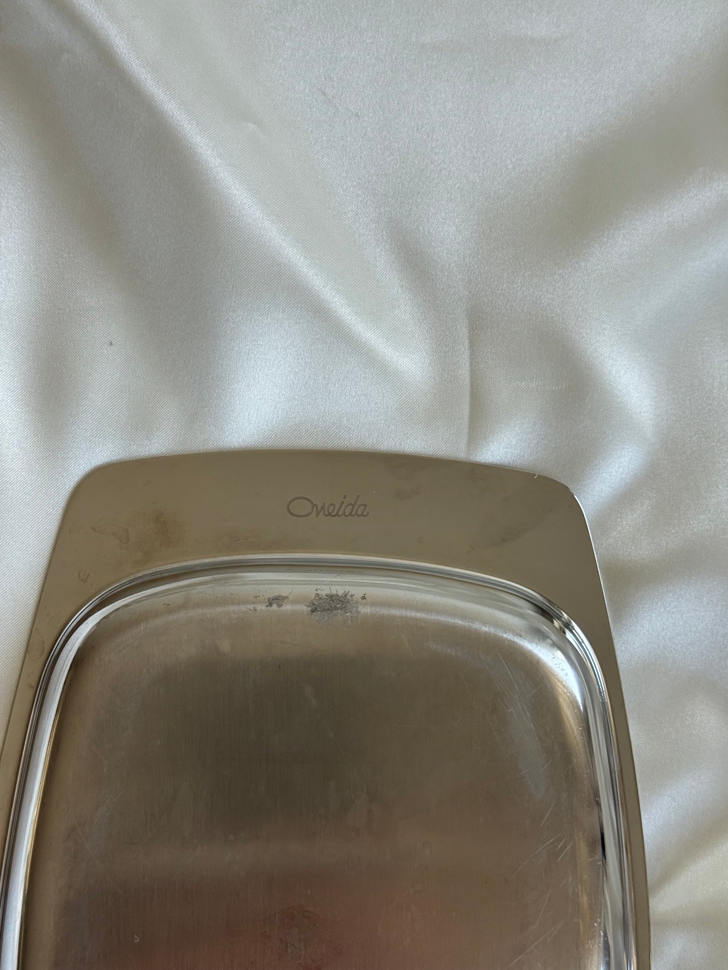 Vintage Oneida Stainless Steel Vanity Tray
