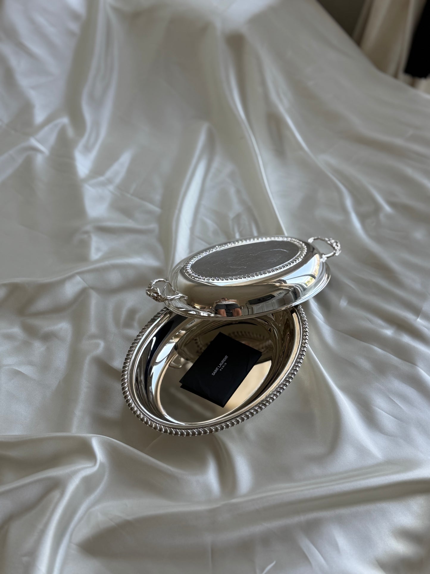 Vintage Silver-Plated Lidded Entrée Dish