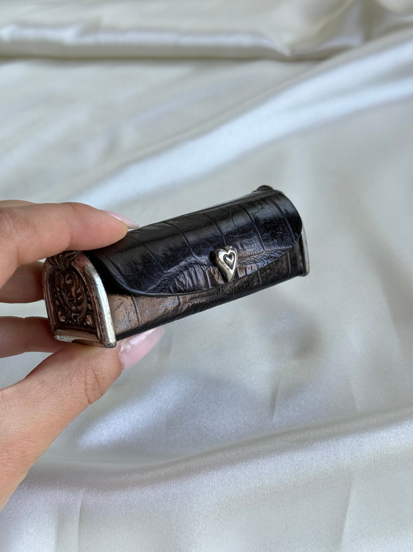Vintage Lipstick Case with Mirror