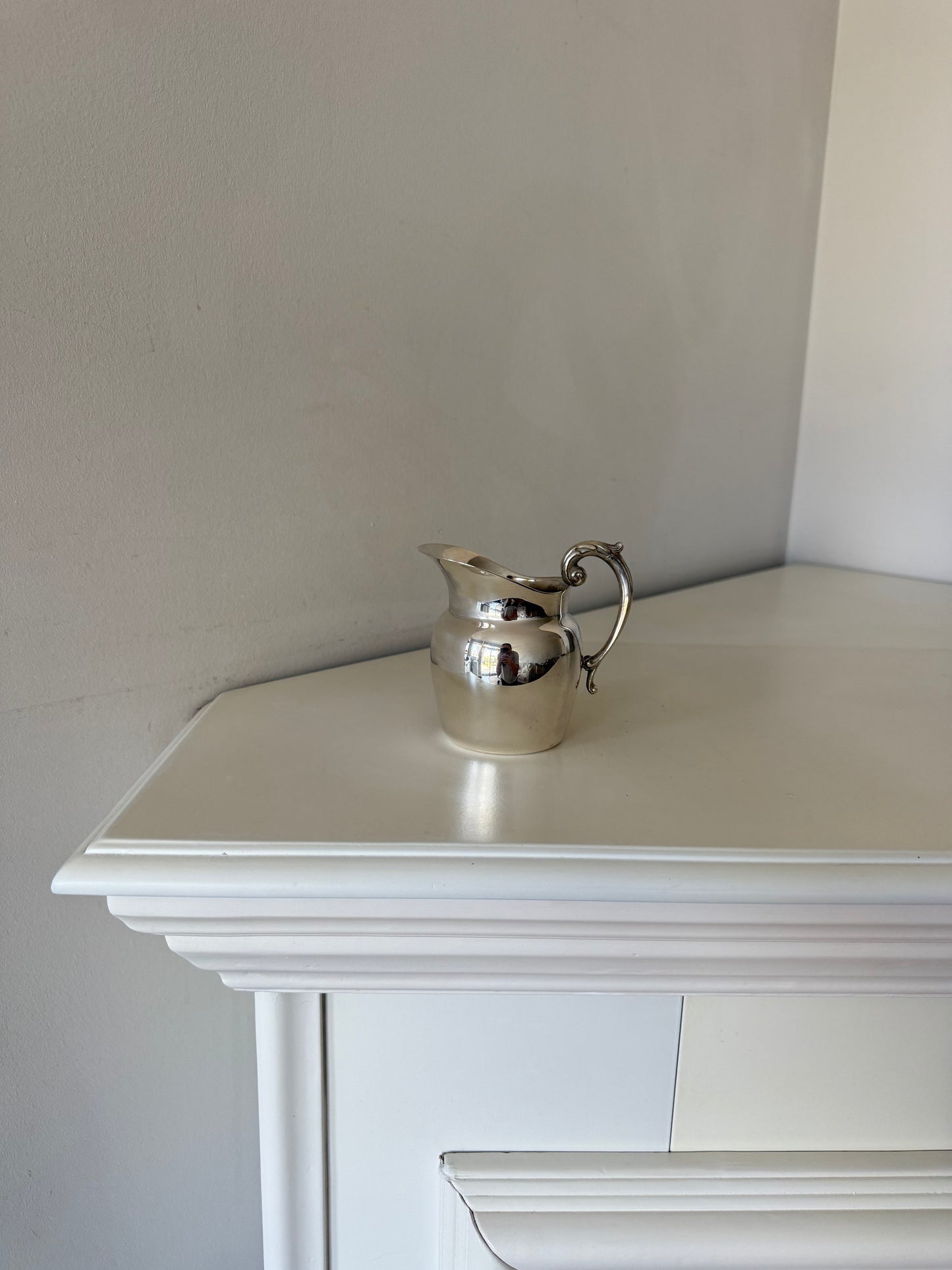 Vintage Silver-Plated Creamer Pitcher