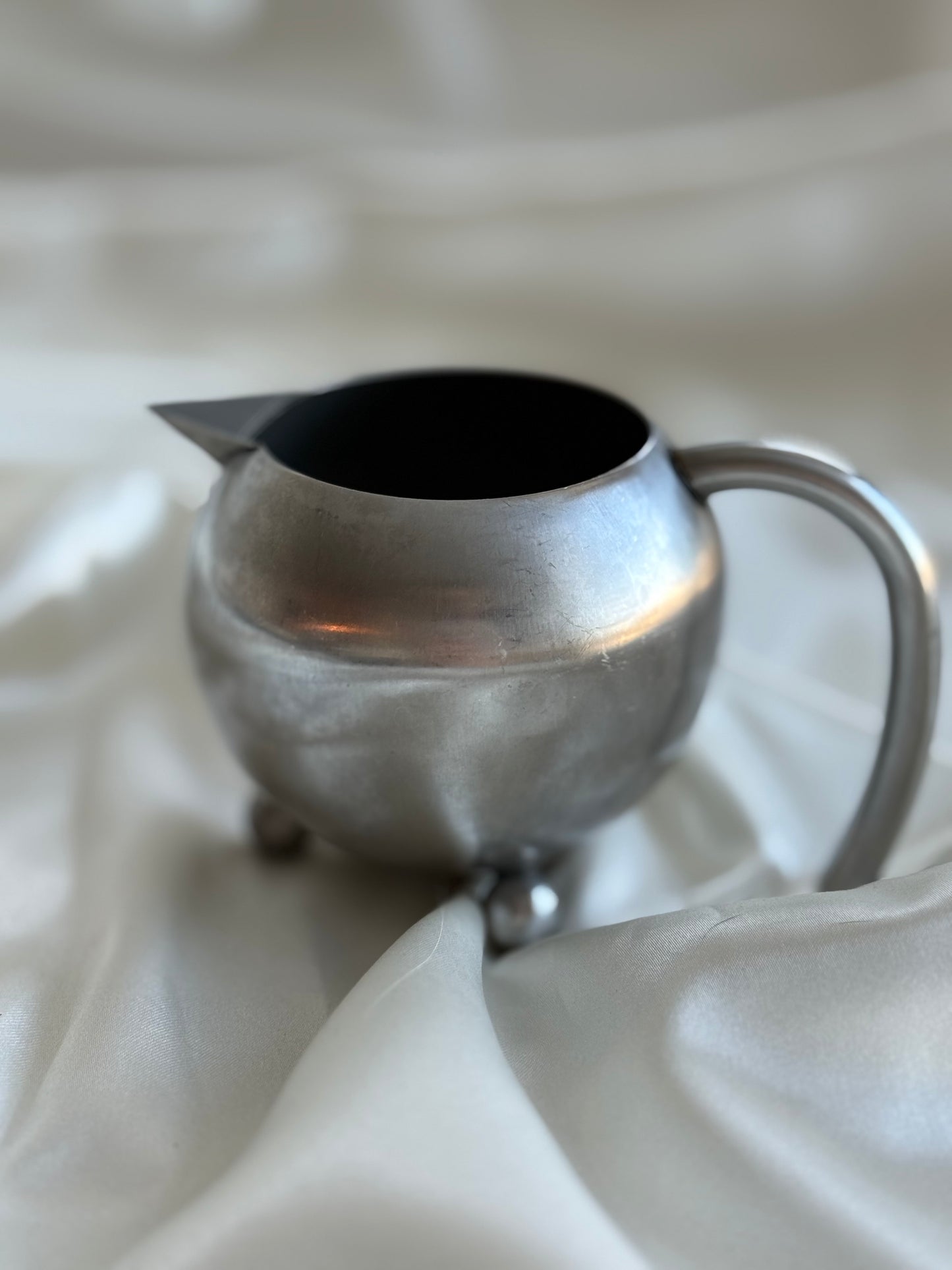 Mid Century Modern Pewter Creamer Jug