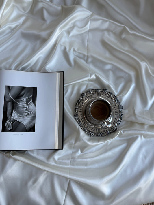 Vintage Old English Reproduction Silver-Plated Pierced Tray – EP on Copper