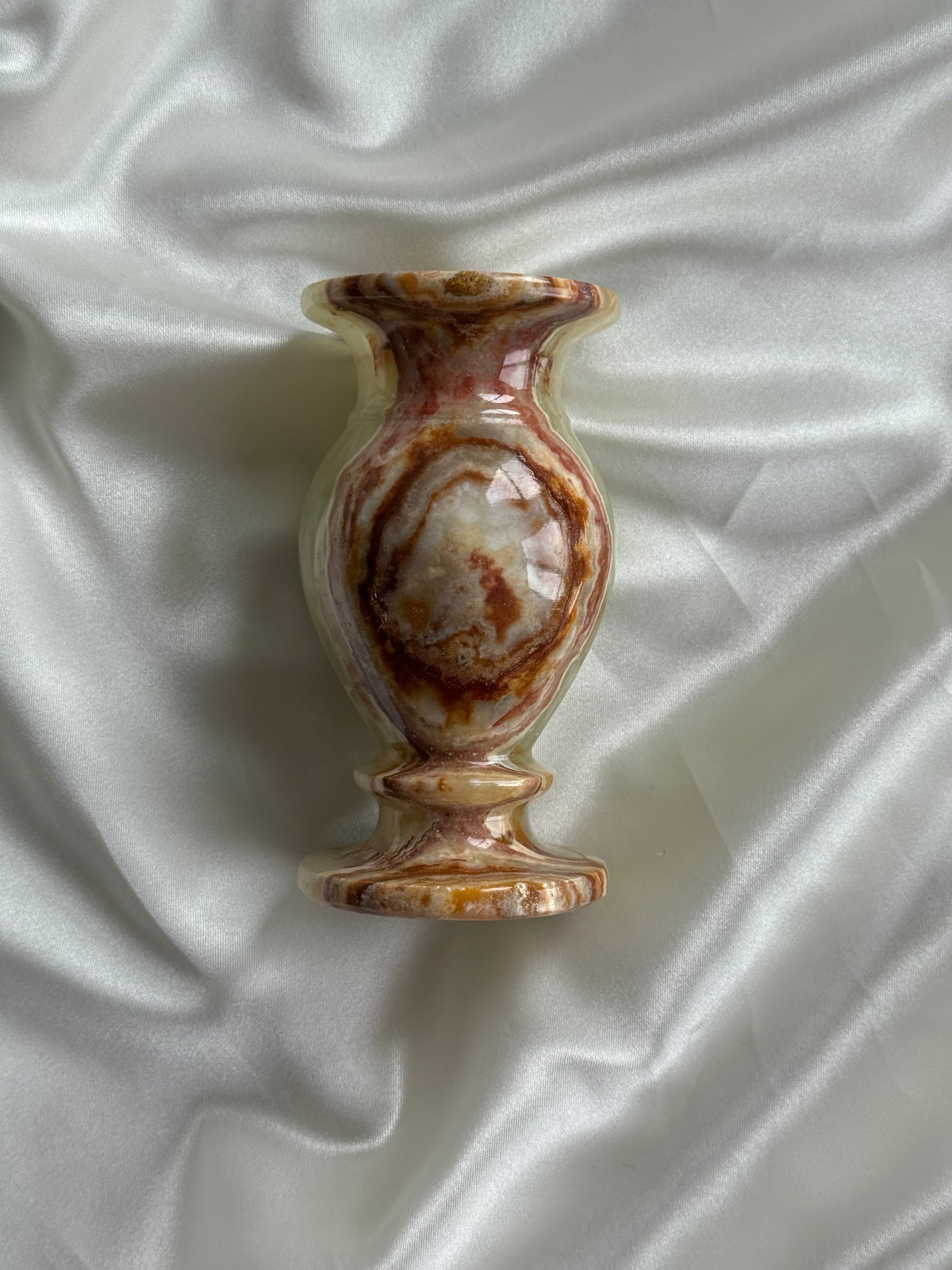 Vintage Green Onyx Bud Vase
