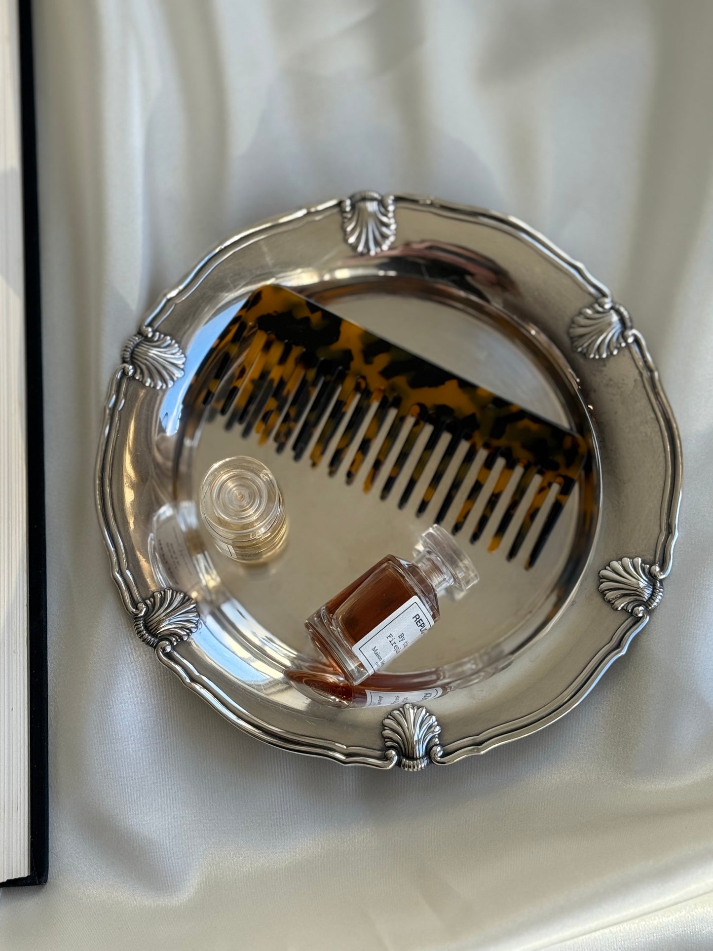 Vintage Silver Plated Vanity Tray