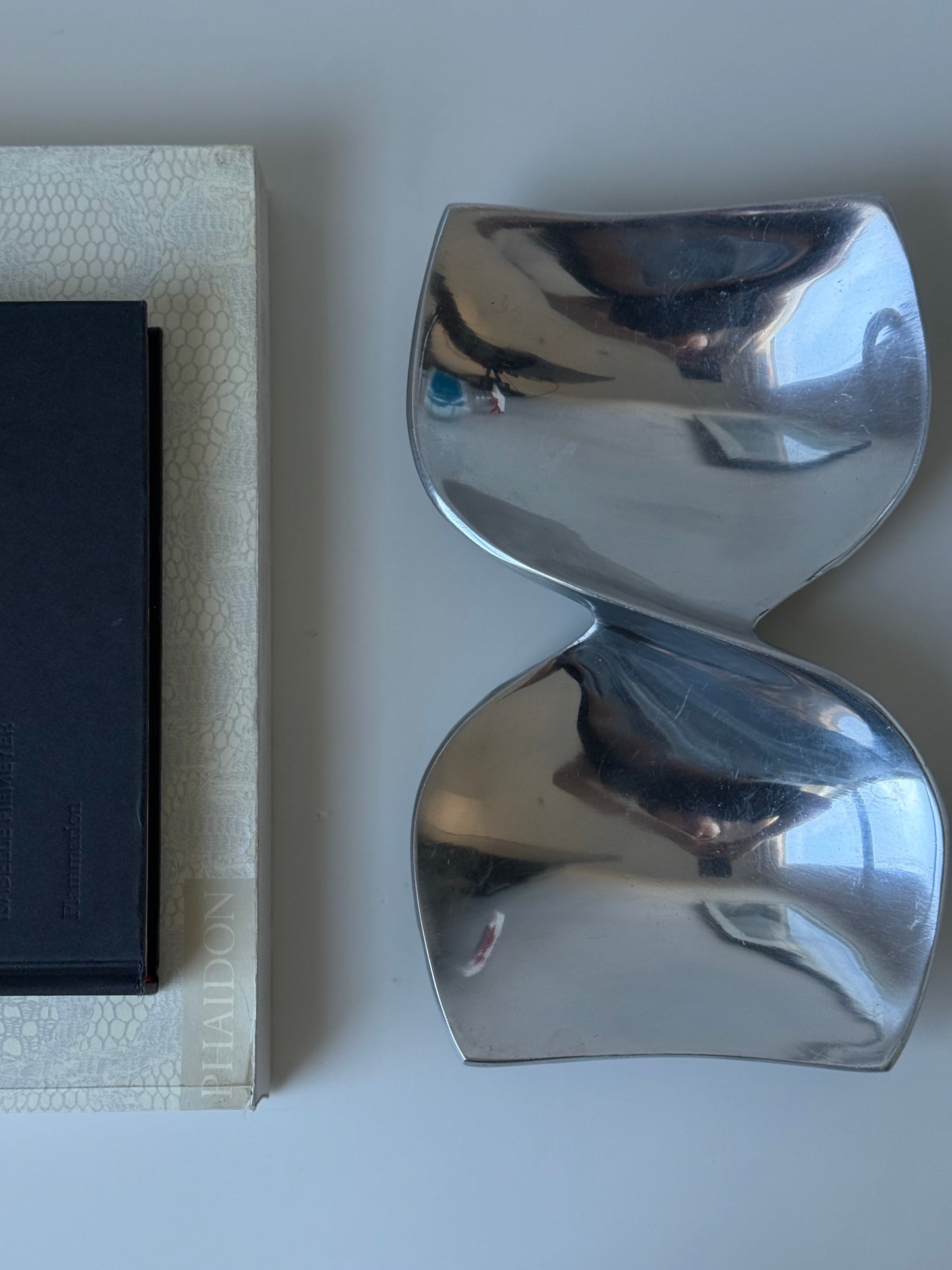Vintage Sculptural Aluminum Dish