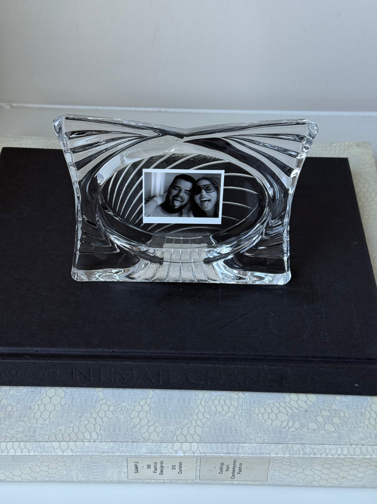 Vintage Mikasa Crystal Photo Frame