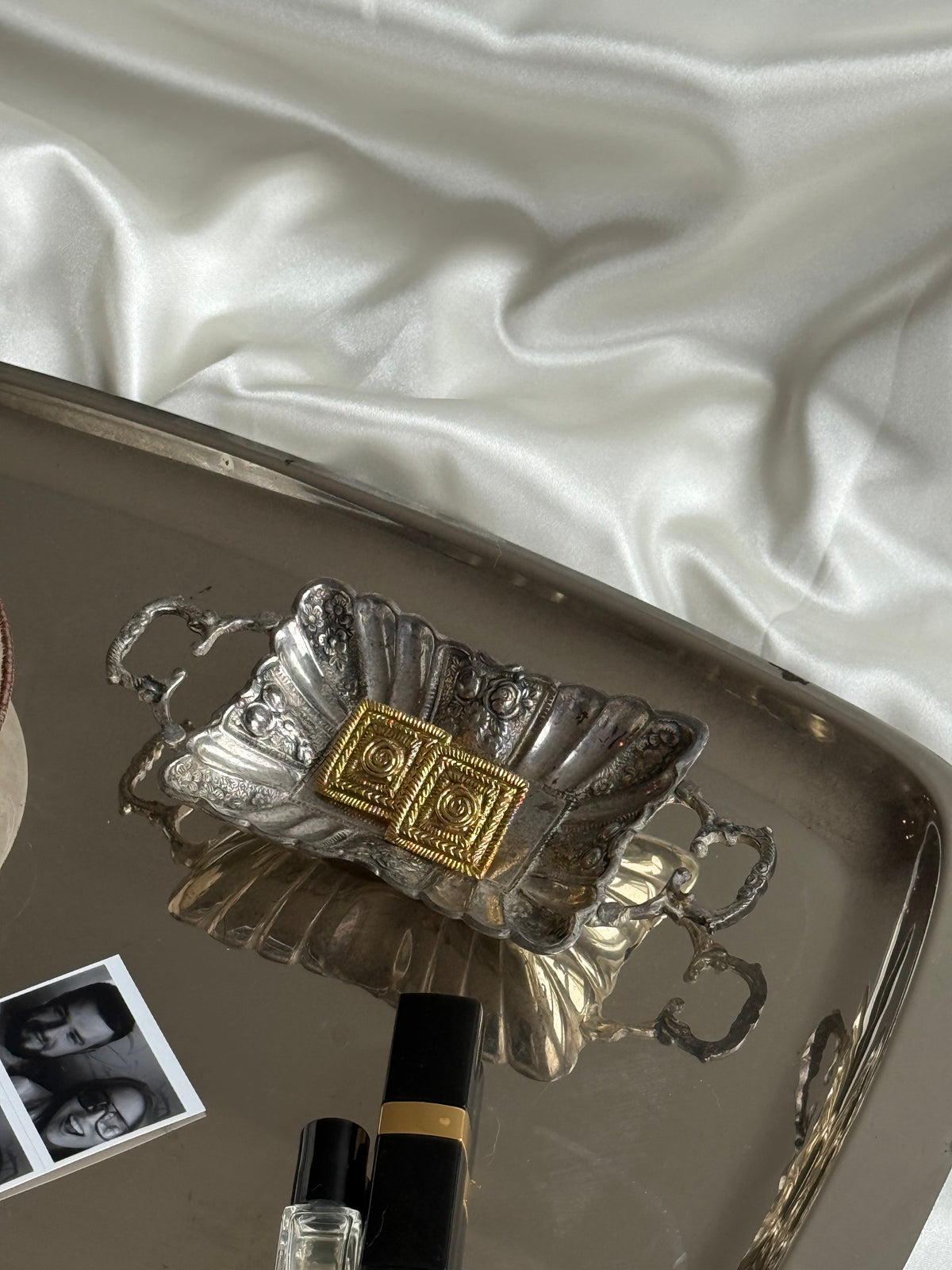 Vintage Silver-Plated Miniature Tray