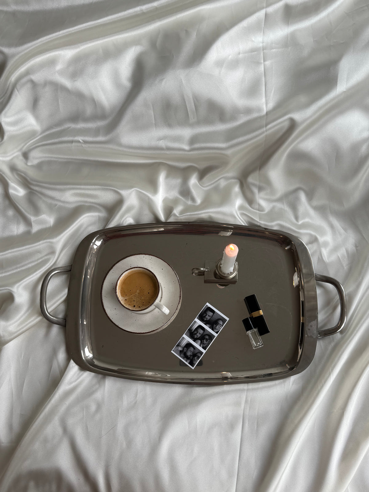 Vintage Metal Matchbox Candle Holder