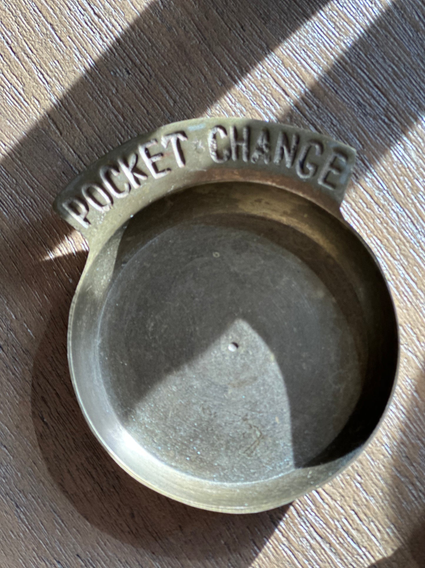 Brass change holder