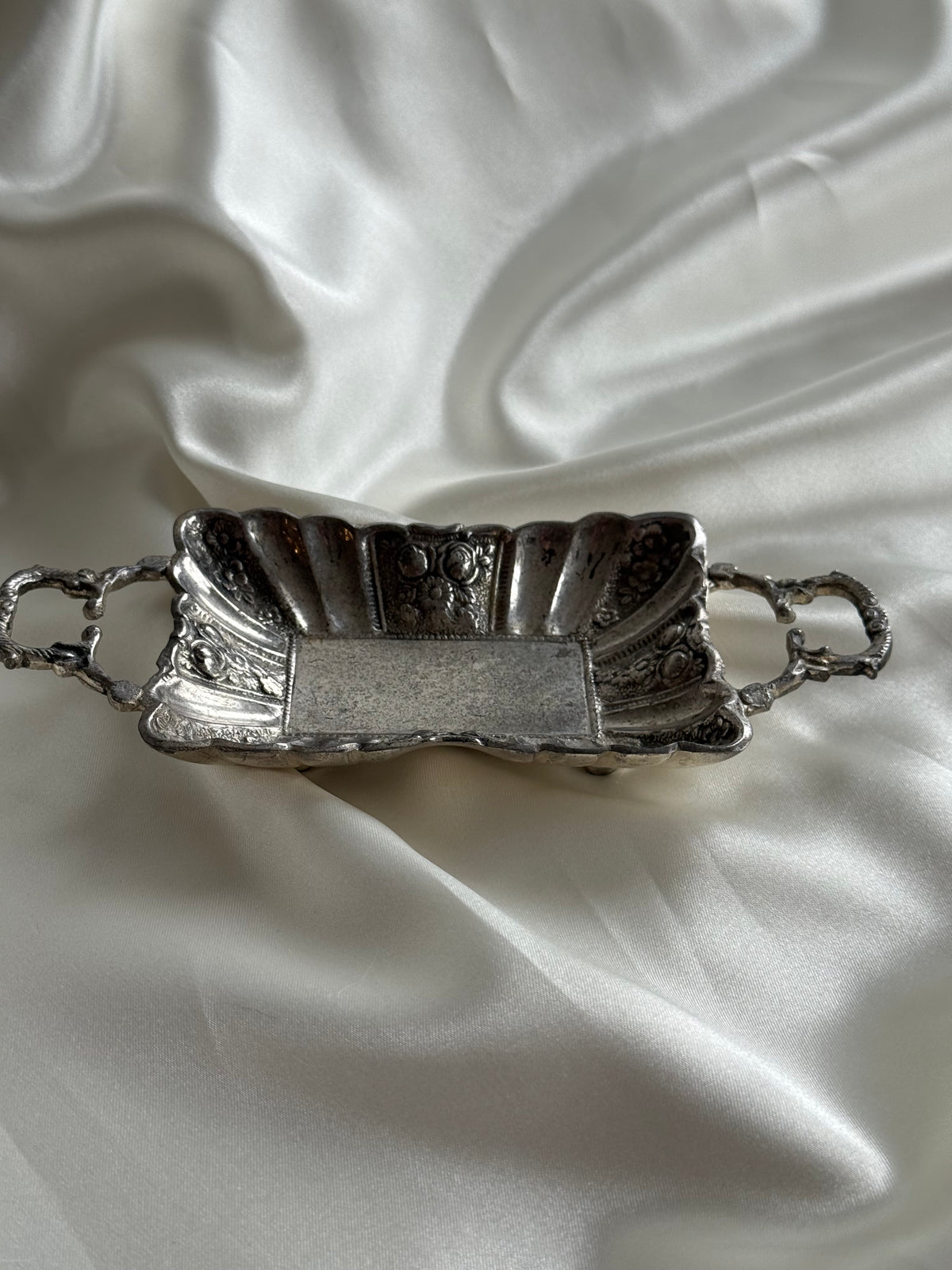 Vintage Silver-Plated Miniature Tray