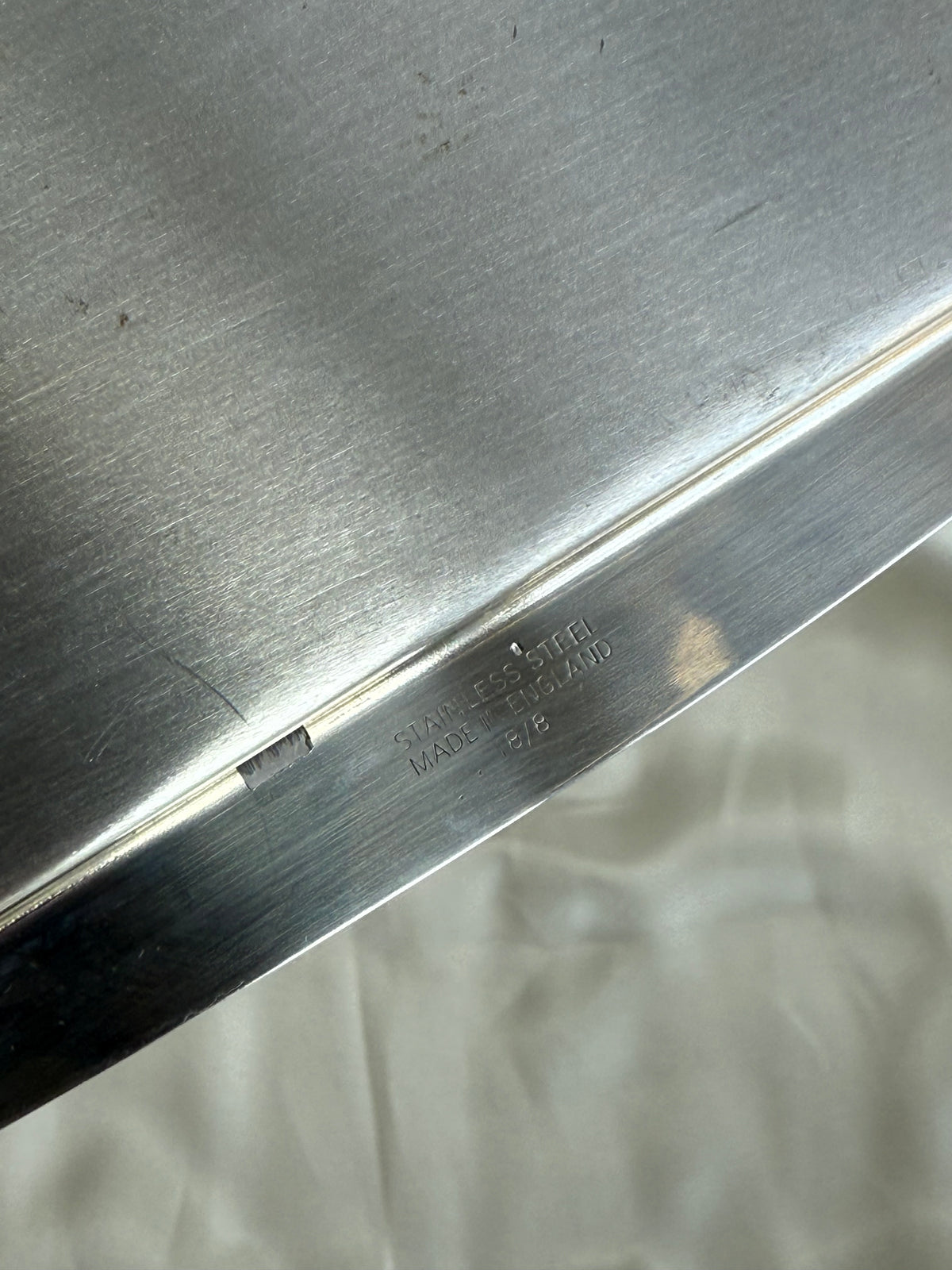 Vintage English stainless steel toast rack