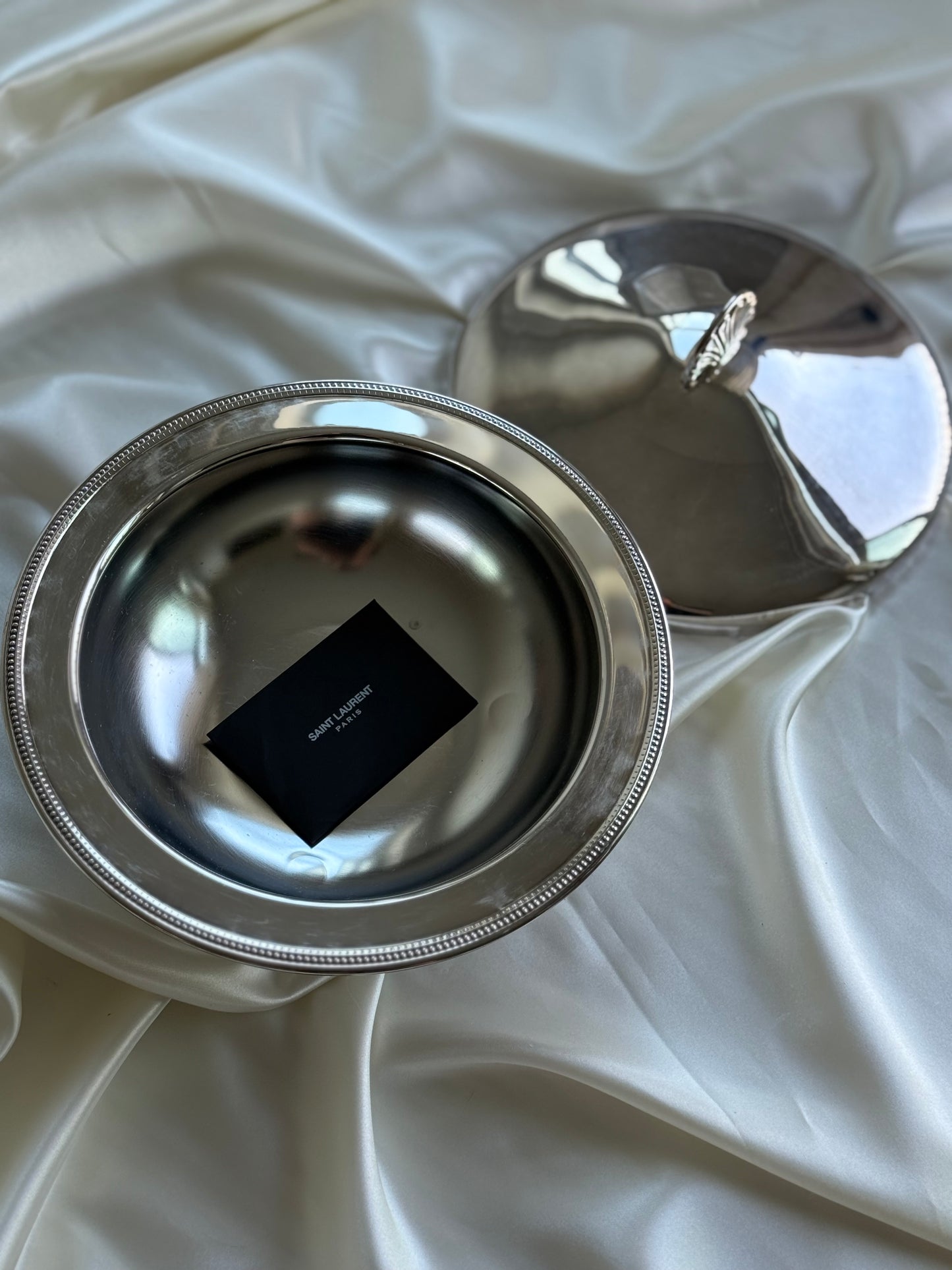 Vintage Silver-Plated Covered Serving Dish