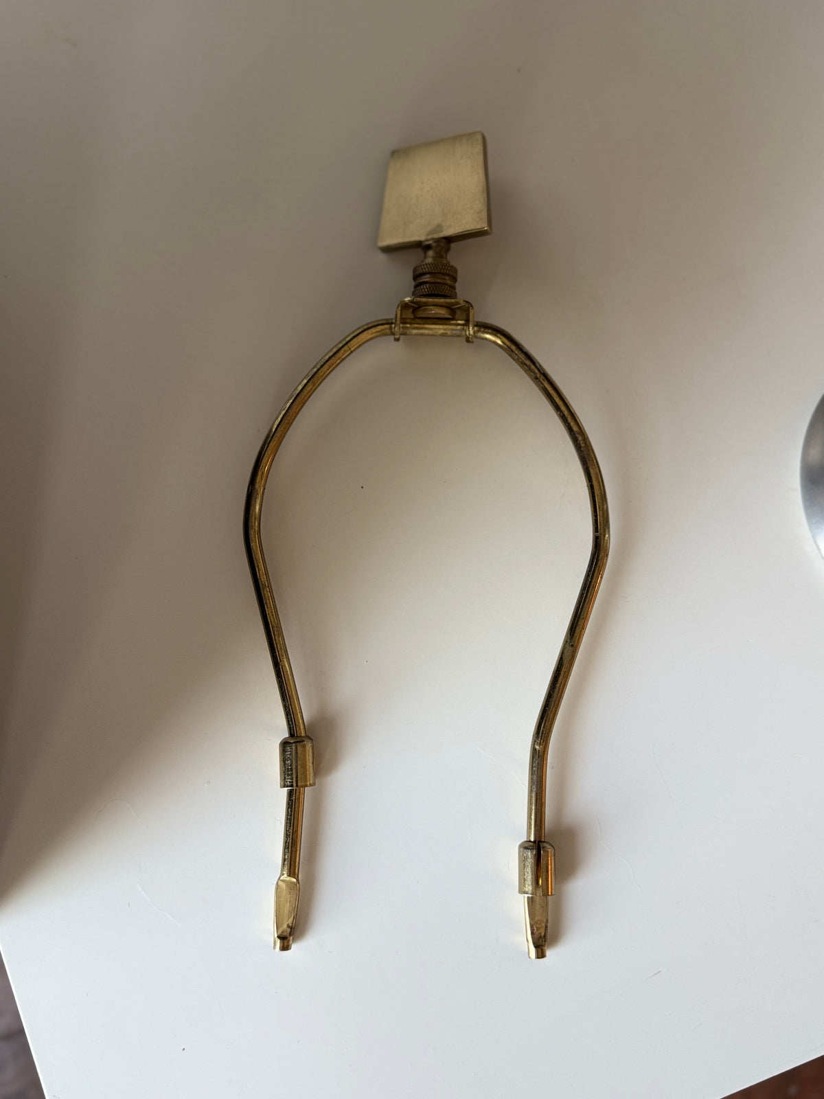 Vintage Wildwood Solid Brass Geometric Table Lamp | Hollywood Regency