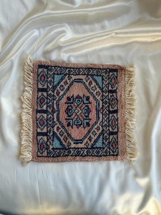Vintage Miniature Oriental-Style Rug