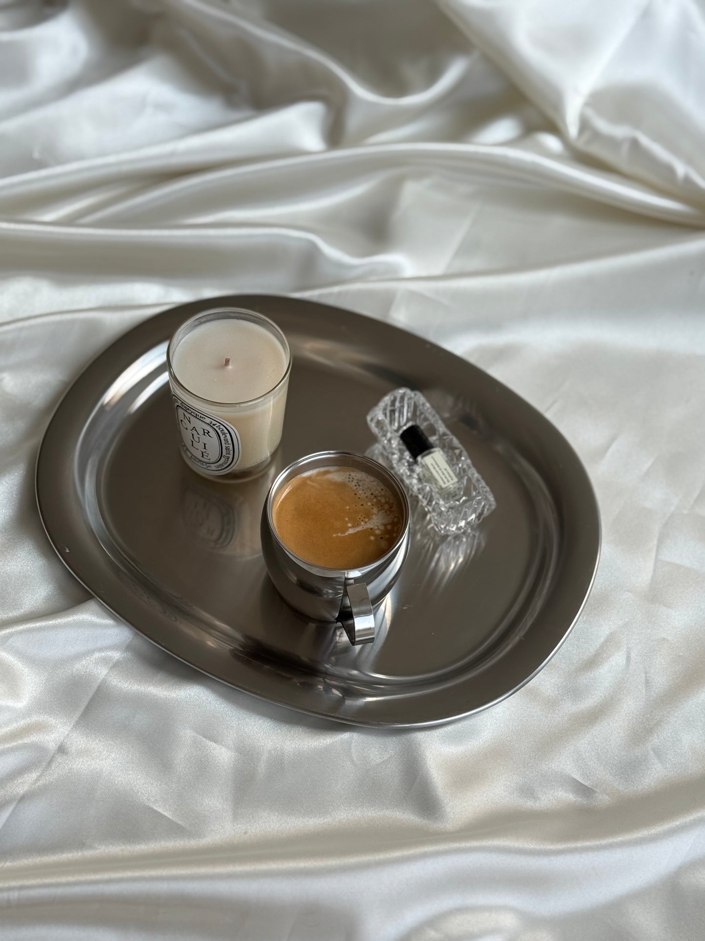 Alessi Jasper Morrison Stainless Steel Serving Tray — Italy, 2000