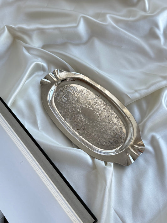 Small Vintage silver plated tray (Candy look)
